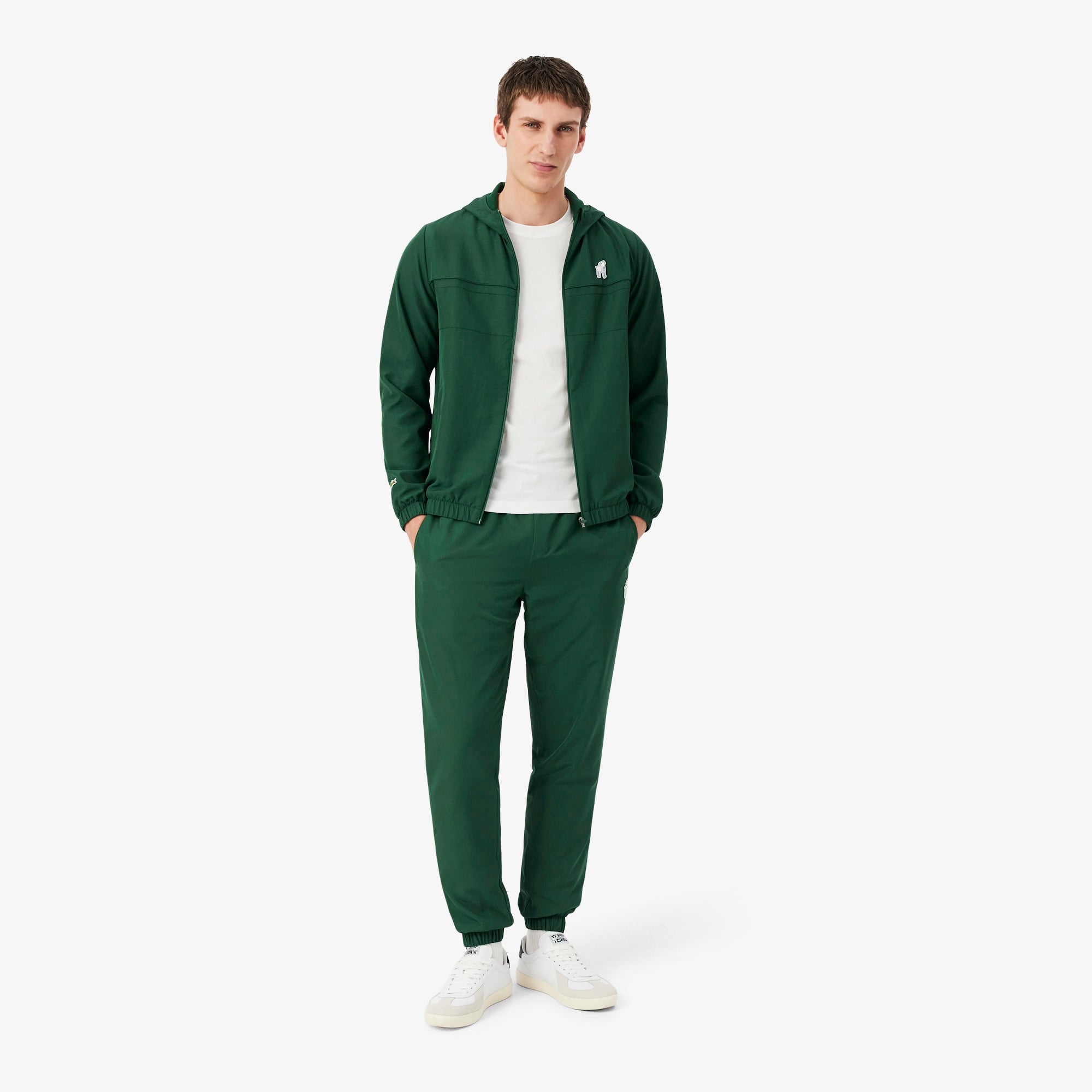 Lacoste x Novak Djokovic The GOAT Erkek Regular Fit Yeşil Eşofman Altı