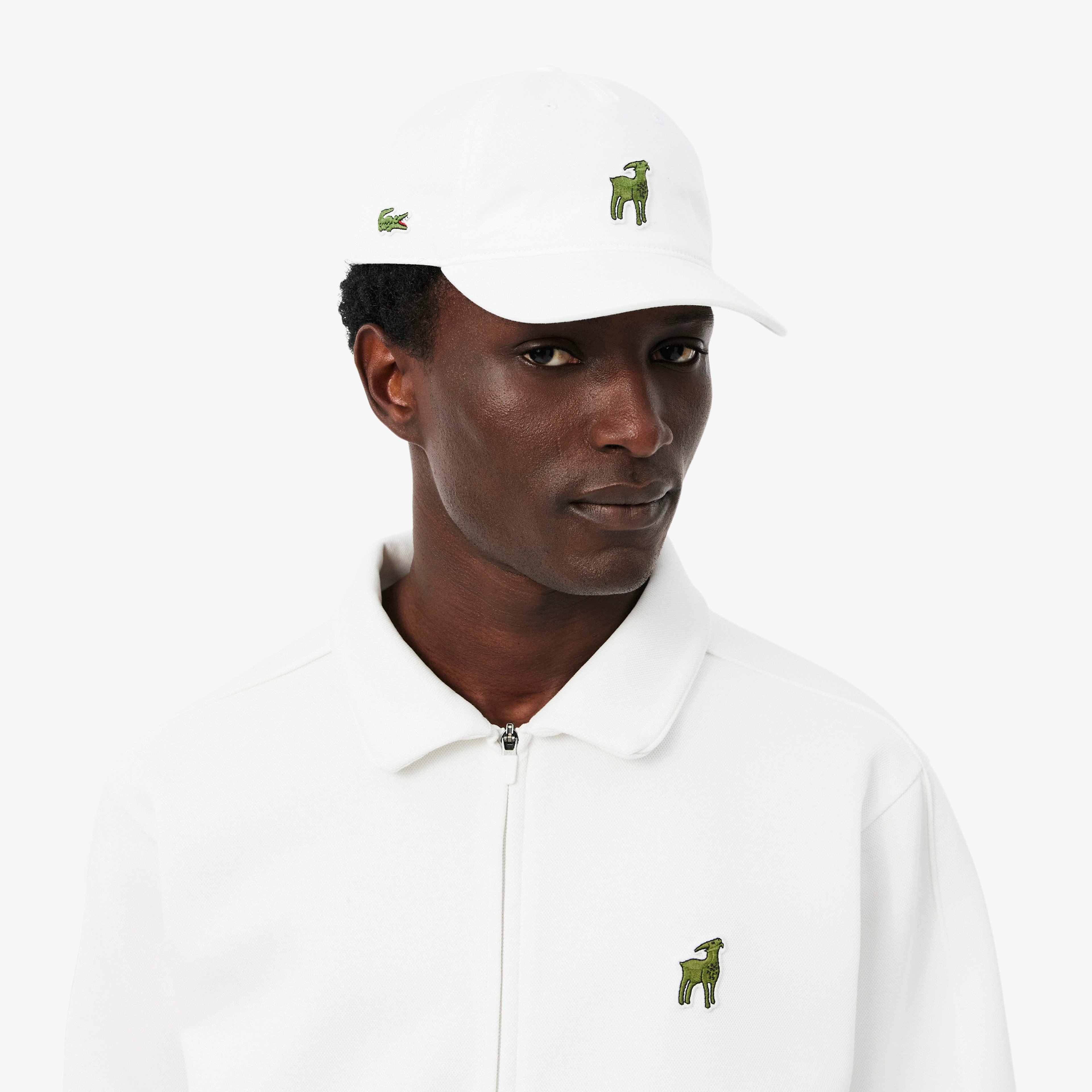 Lacoste x Novak Djokovic The GOAT Erkek Beyaz Şapka Lacoste x Novak Djokovic The GOAT Erkek Beyaz Şapka