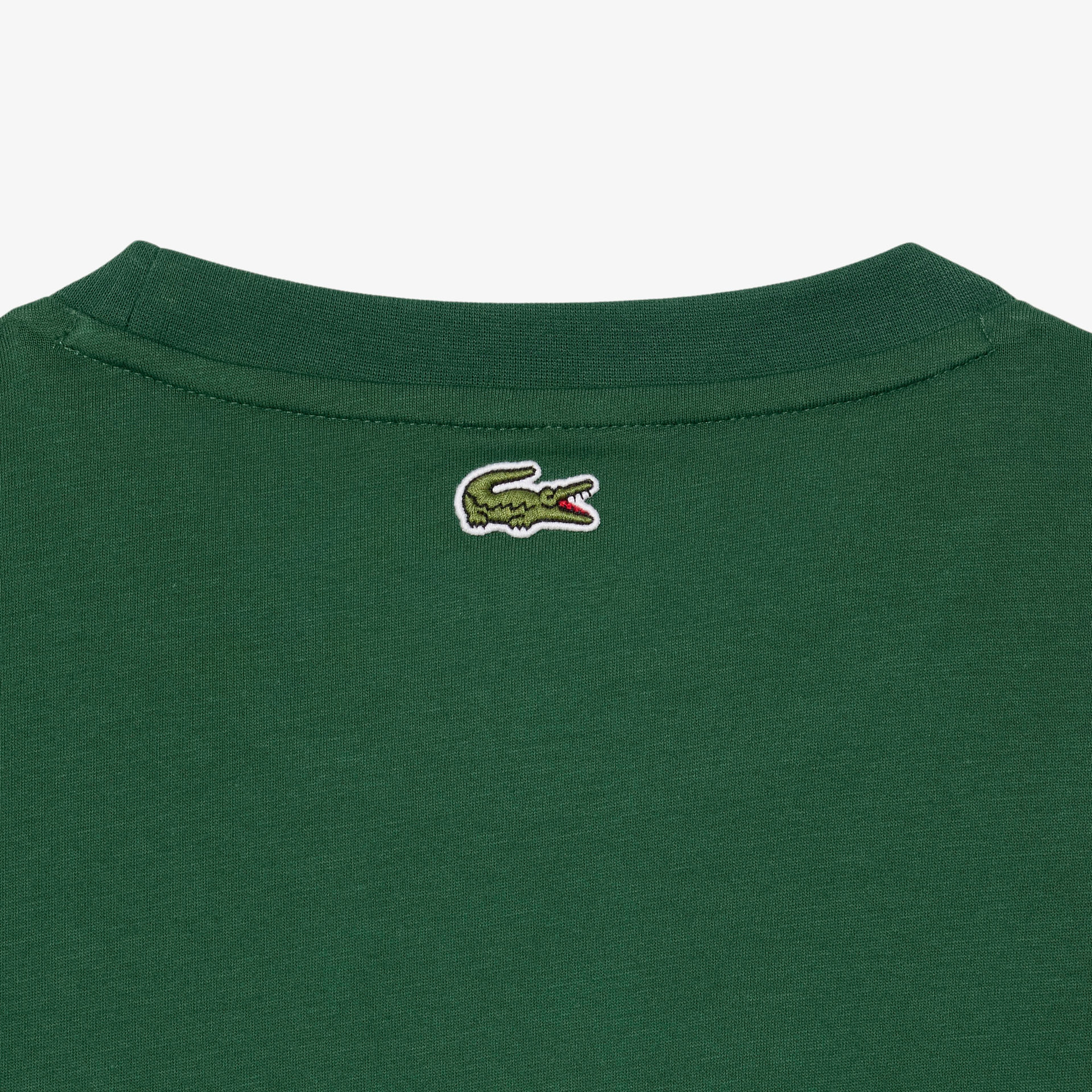 Lacoste x Novak Djokovic The GOAT Erkek Regular Fit Bisiklet Yaka Yeşil T-Shirt Lacoste x Novak Djokovic The GOAT Erkek Regular Fit Bisiklet Yaka Yeşil T-Shirt