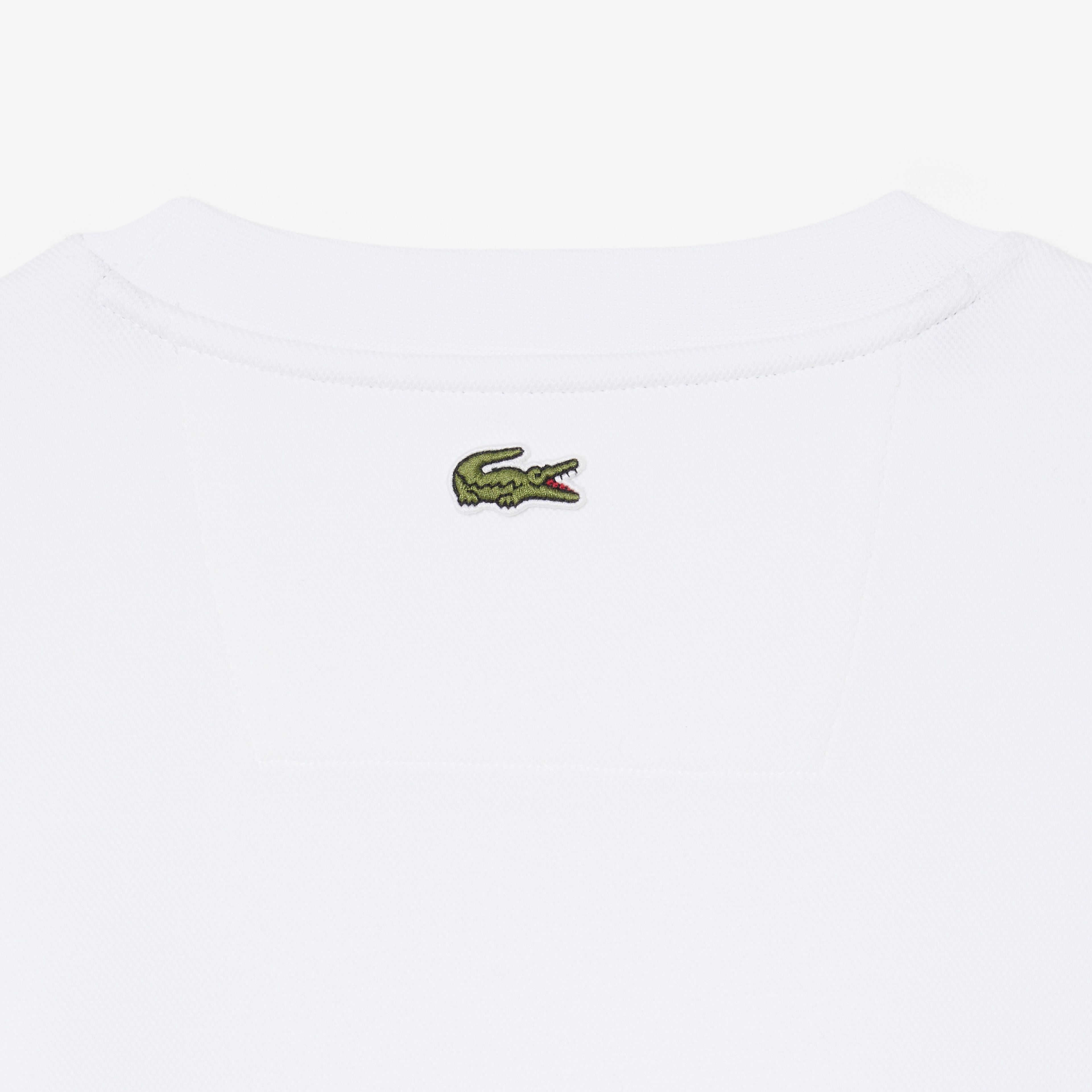 Lacoste x Novak Djokovic The GOAT Erkek Regular Fit Bisiklet Yaka Beyaz Sweatshirt Lacoste x Novak Djokovic The GOAT Erkek Regular Fit Bisiklet Yaka Beyaz Sweatshirt