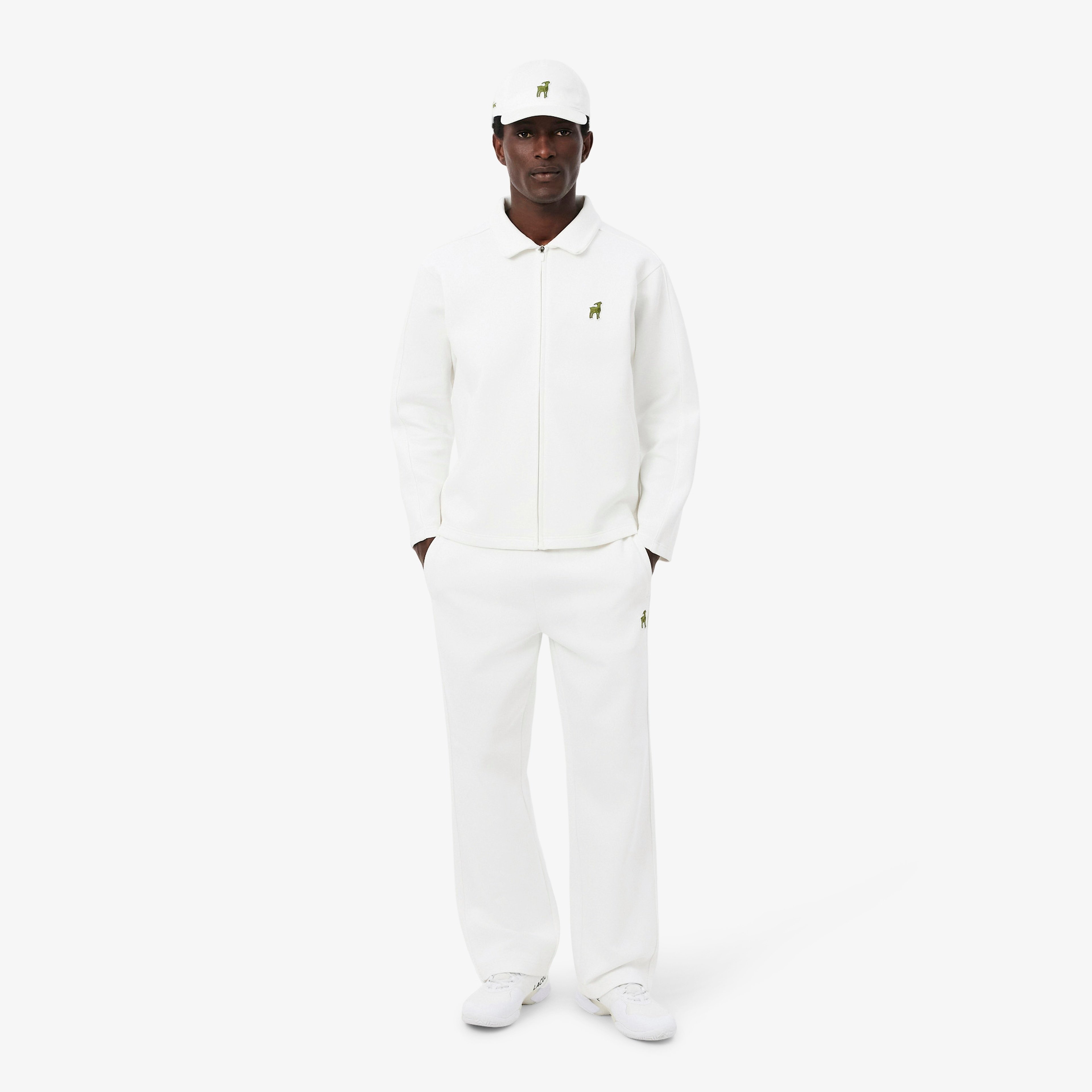 Lacoste x Novak Djokovic The GOAT Erkek Beyaz Eşofman Altı Lacoste x Novak Djokovic The GOAT Erkek Beyaz Eşofman Altı