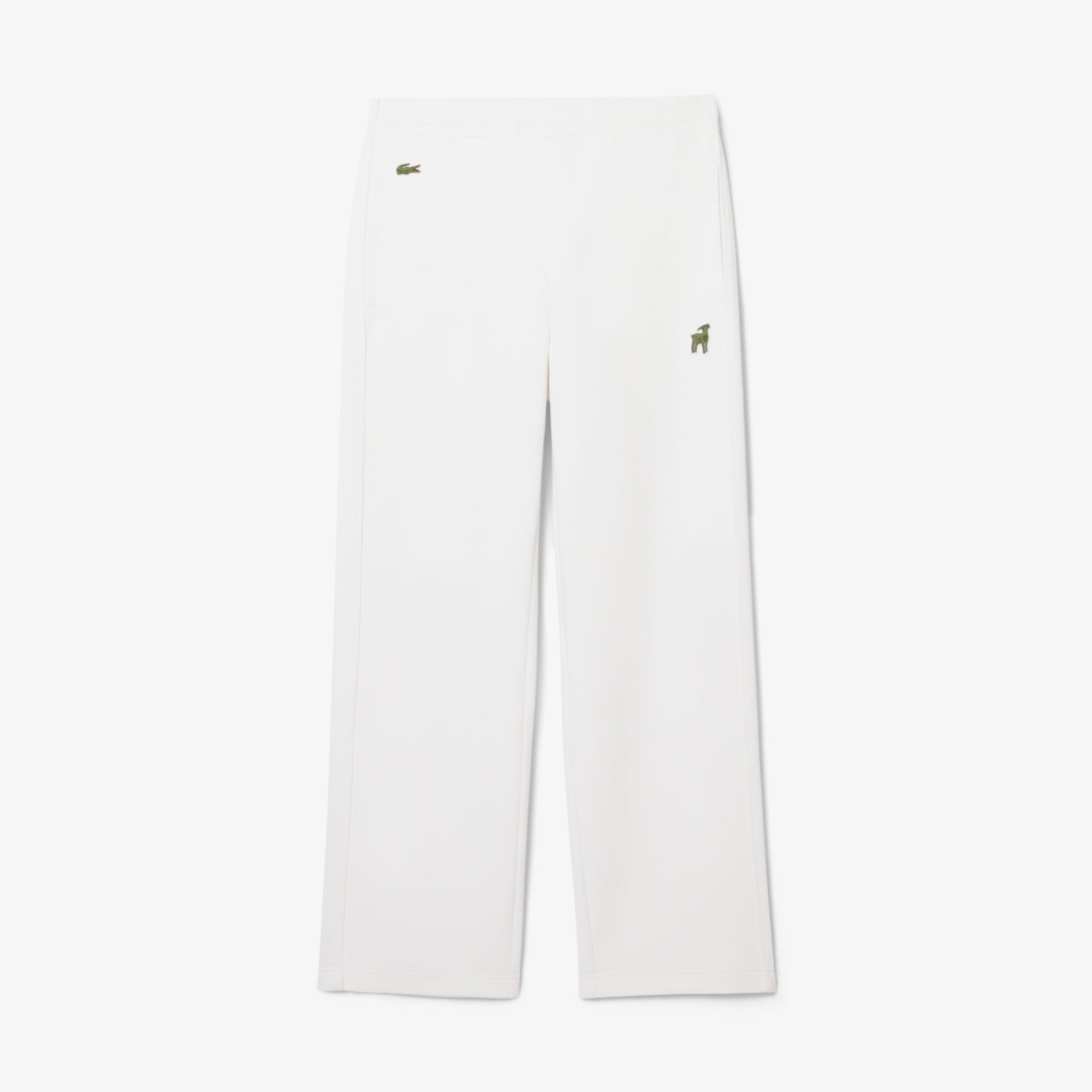 Lacoste x Novak Djokovic The GOAT Erkek Beyaz Eşofman Altı