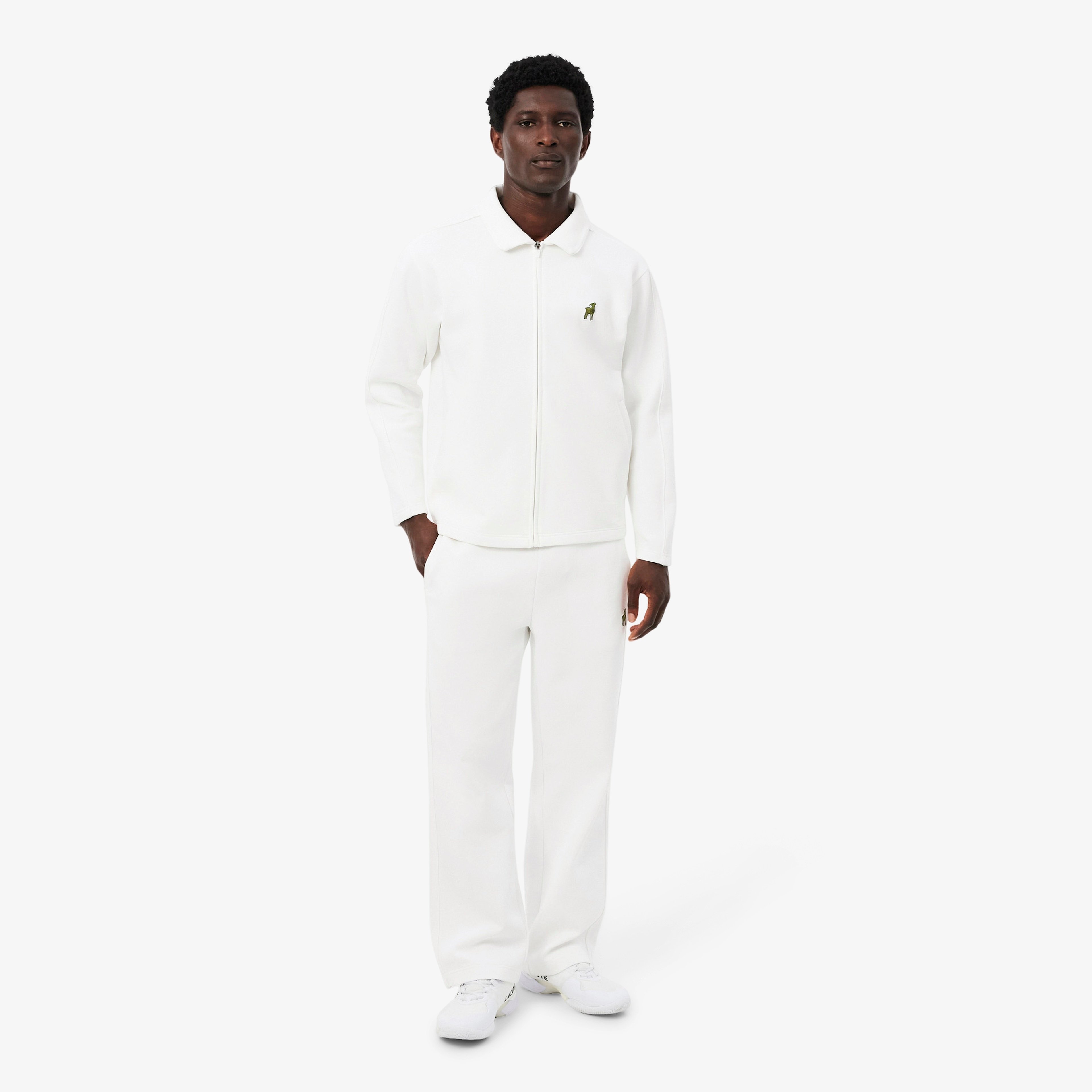 Lacoste x Novak Djokovic The GOAT Erkek Beyaz Eşofman Altı Lacoste x Novak Djokovic The GOAT Erkek Beyaz Eşofman Altı