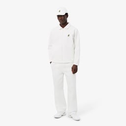 Lacoste x Novak Djokovic The GOAT Erkek Regular Fit Fermuarlı Beyaz Sweatshirt Beyaz
