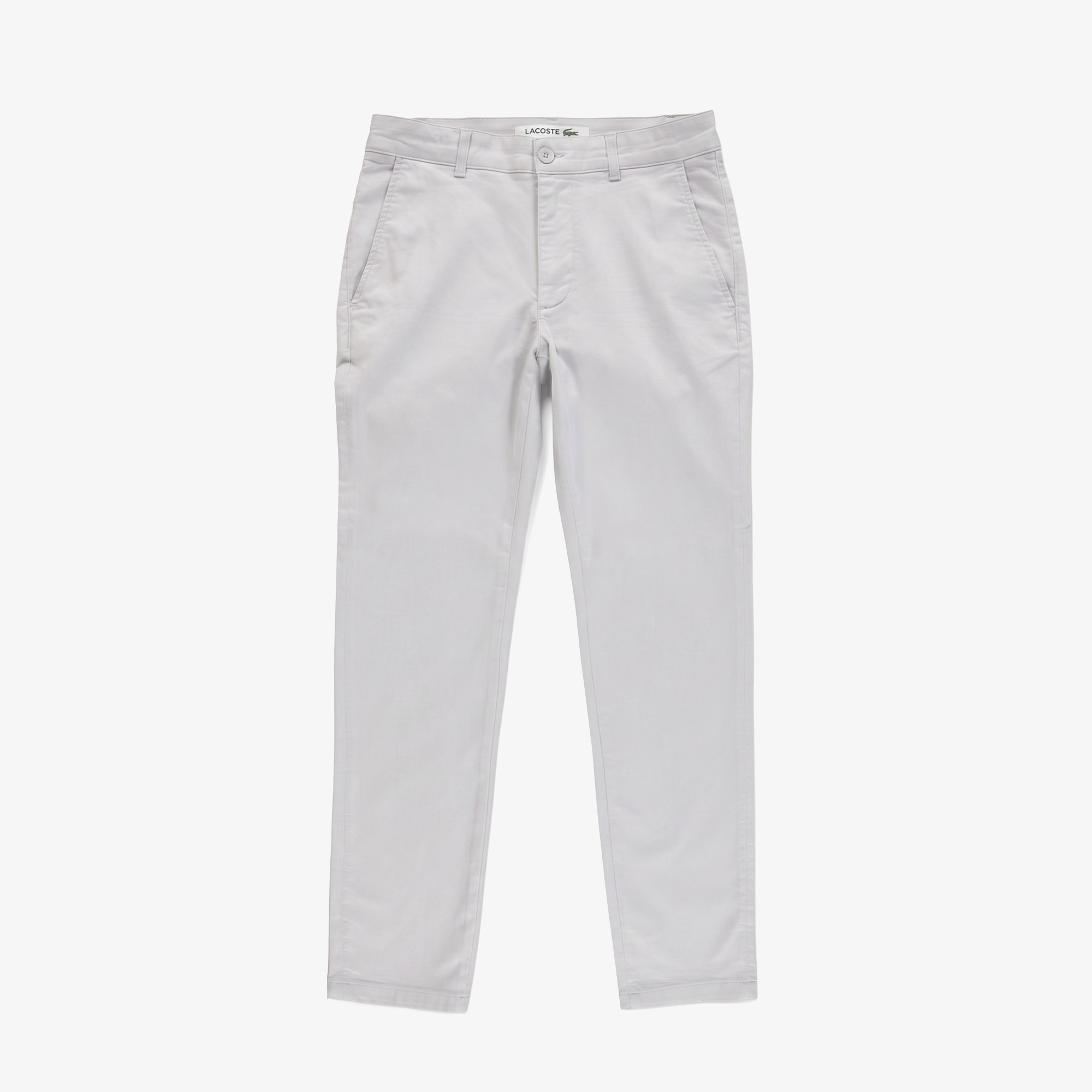 Erkek Slim Fit Gri Chino Pantolon