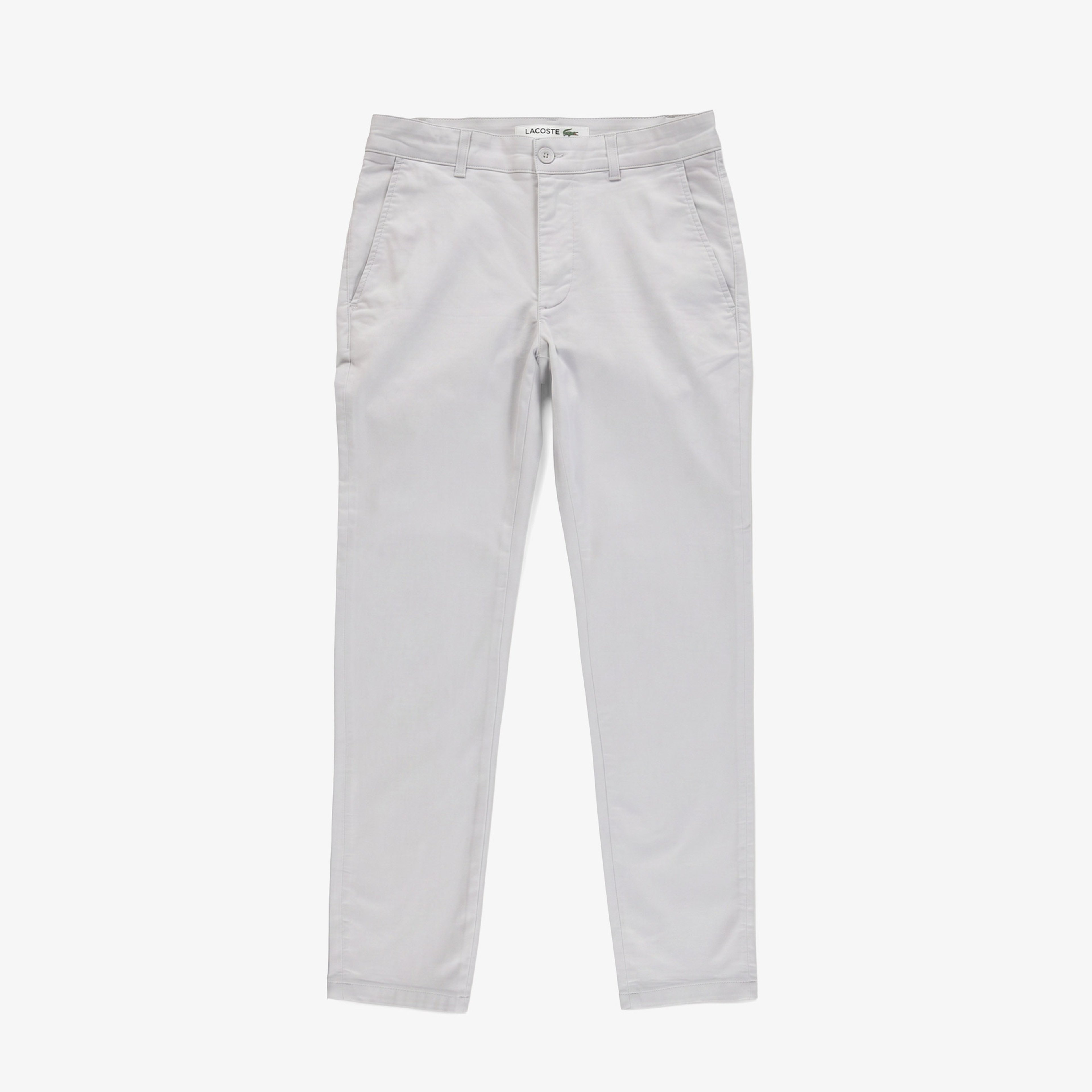 Erkek Slim Fit Gri Chino Pantolon