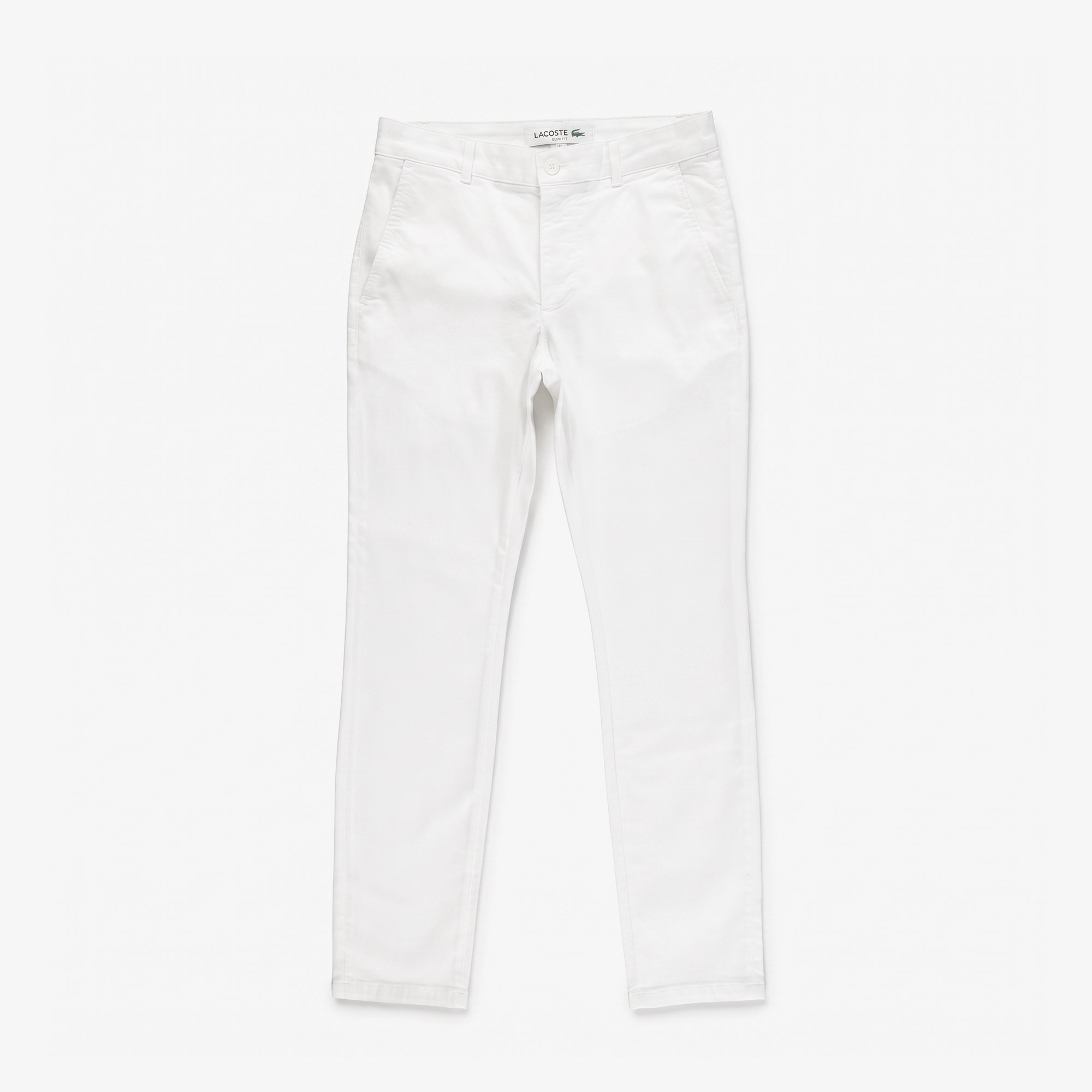 Erkek Slim Fit Krem Chino Pantolon