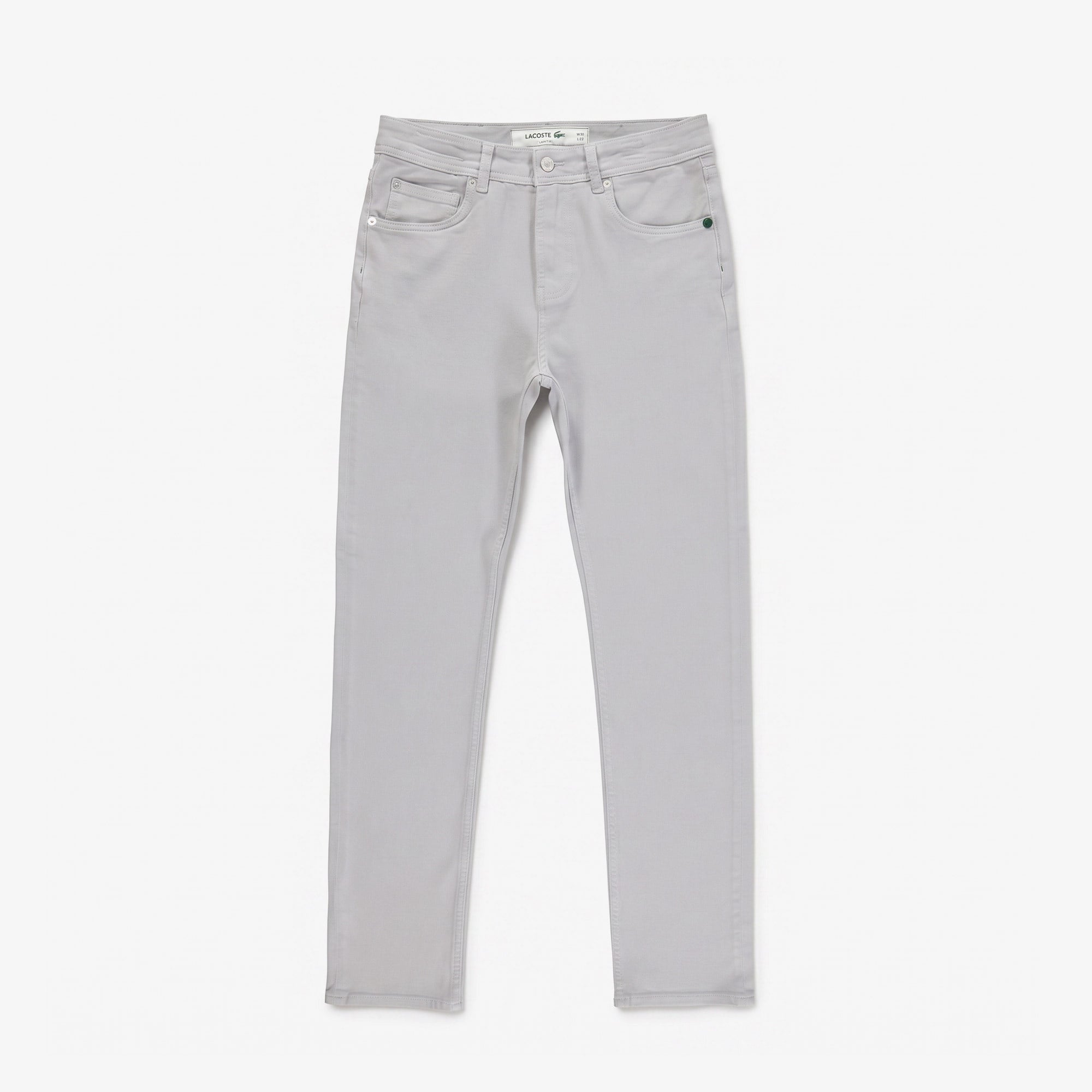 Erkek Slim Fit Gri Jean Pantolon