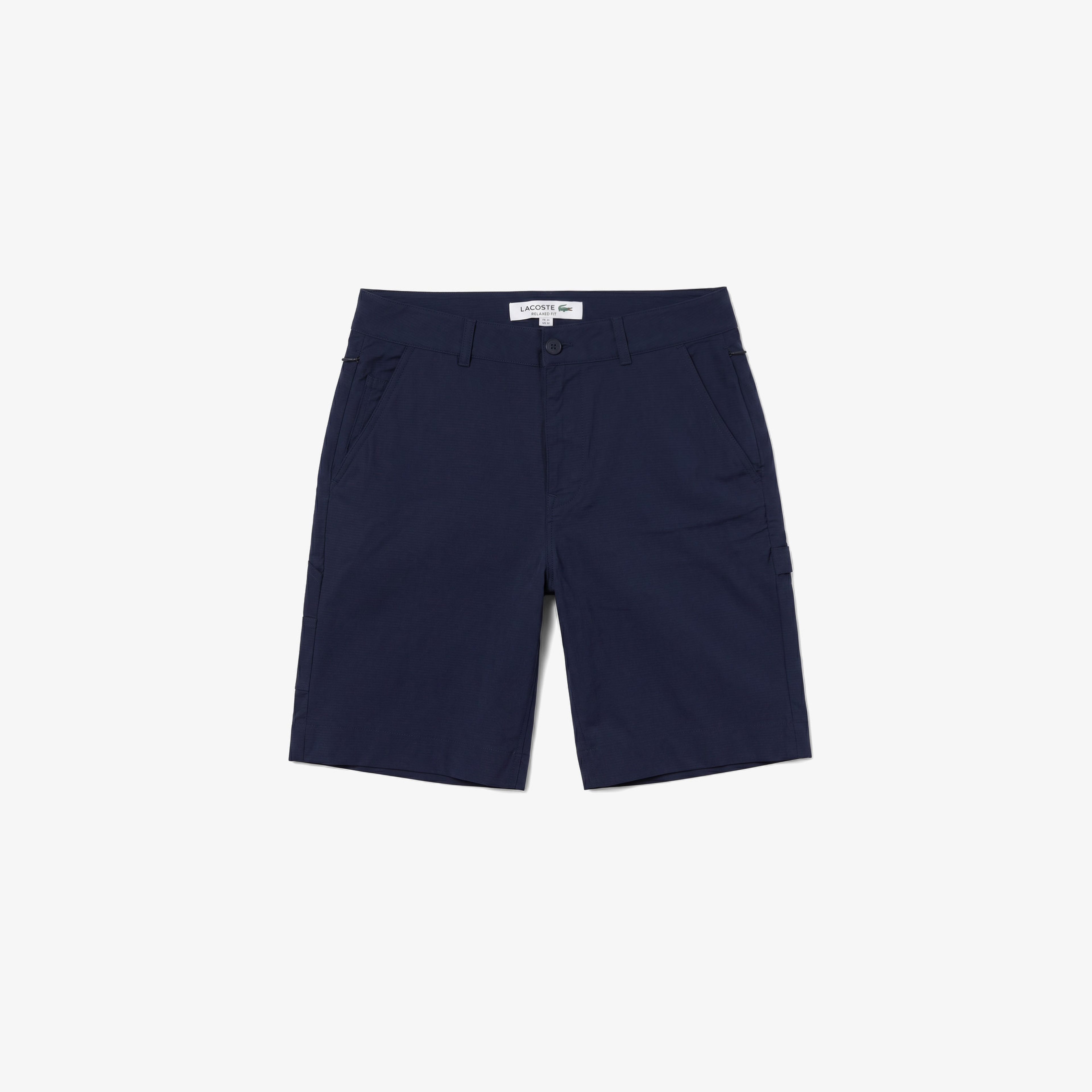 Erkek Relaxed Fit Lacivert Bermuda Şort Erkek Relaxed Fit Lacivert Bermuda Şort