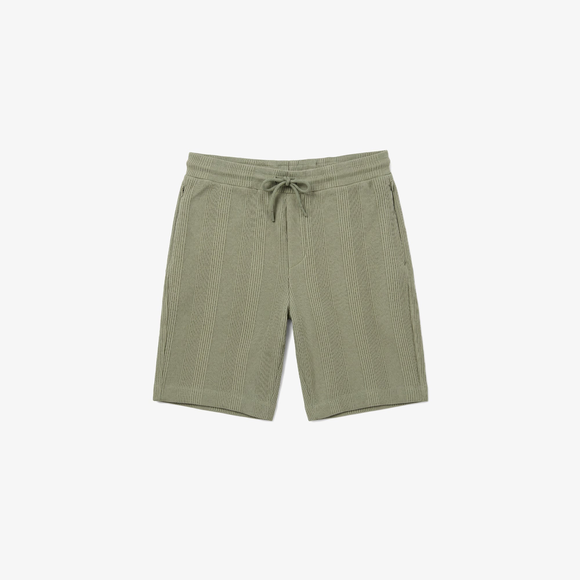 Erkek Relaxed Fit Haki Bermuda Şort