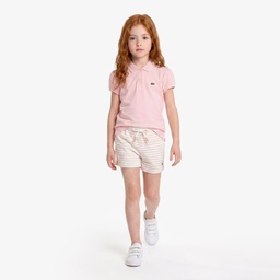 Kız Çocuk Pembe Polo Pembe