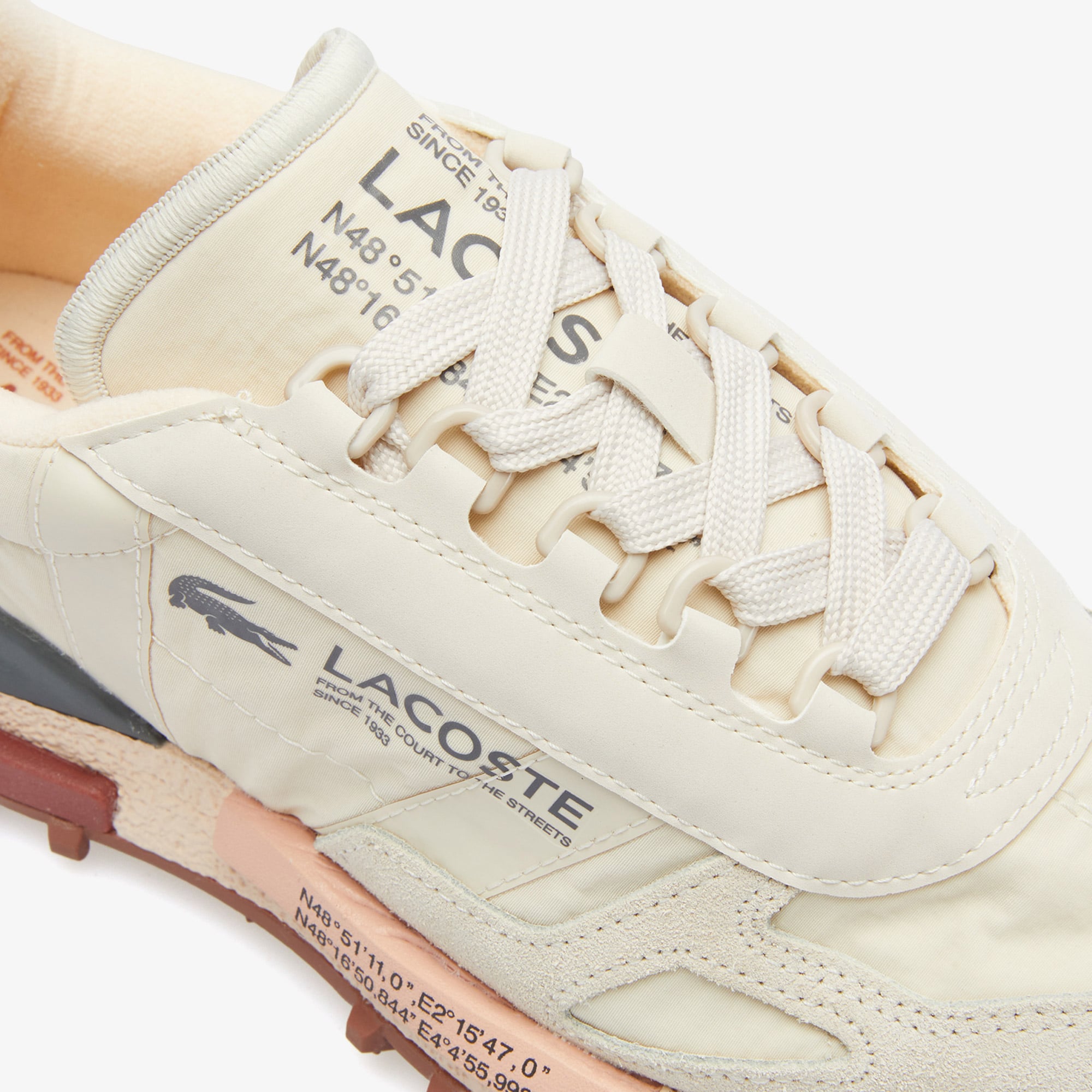 Lacoste Elite Active Kadın Krem Sneaker görsel 6
