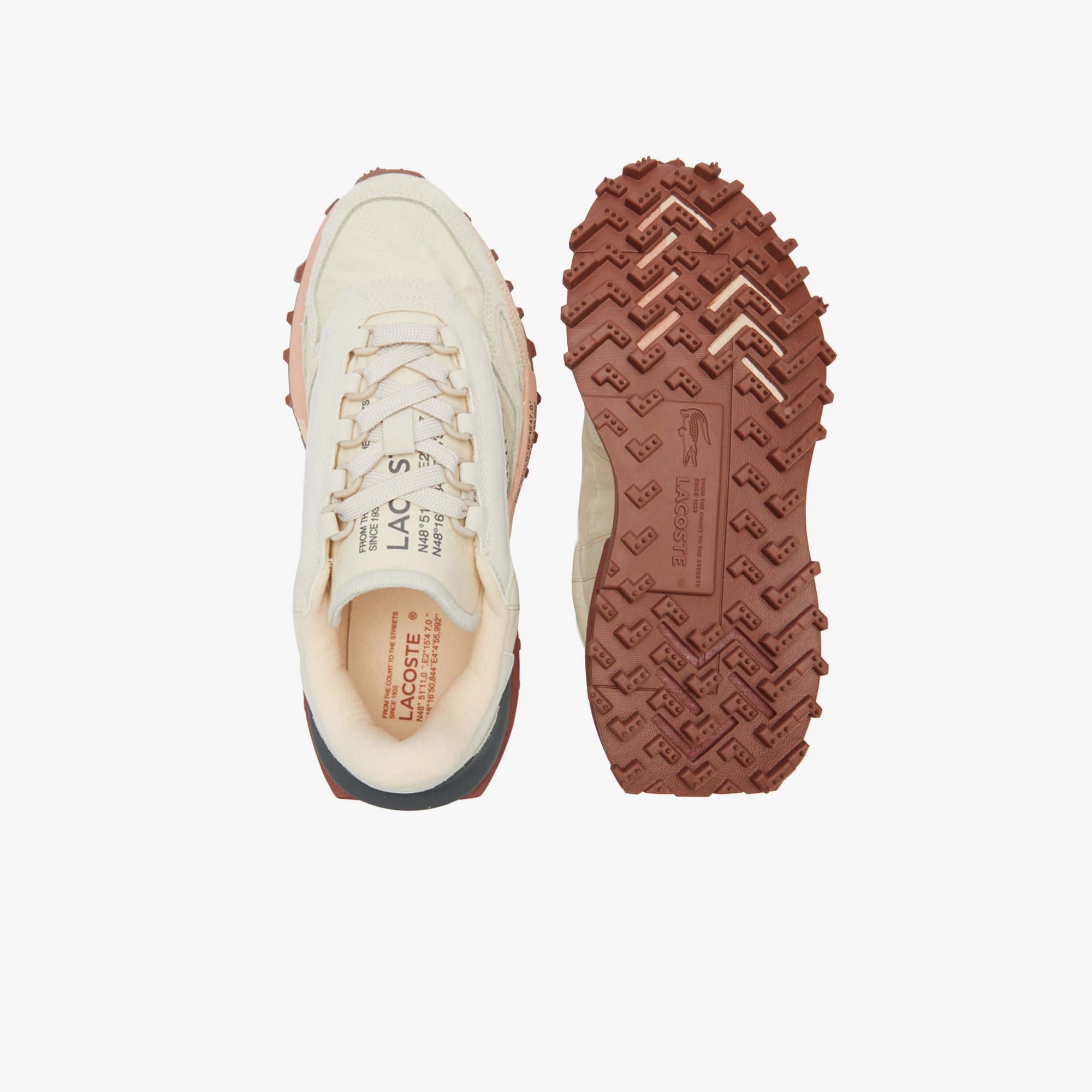 Lacoste Elite Active Kadın Krem Sneaker görsel 5