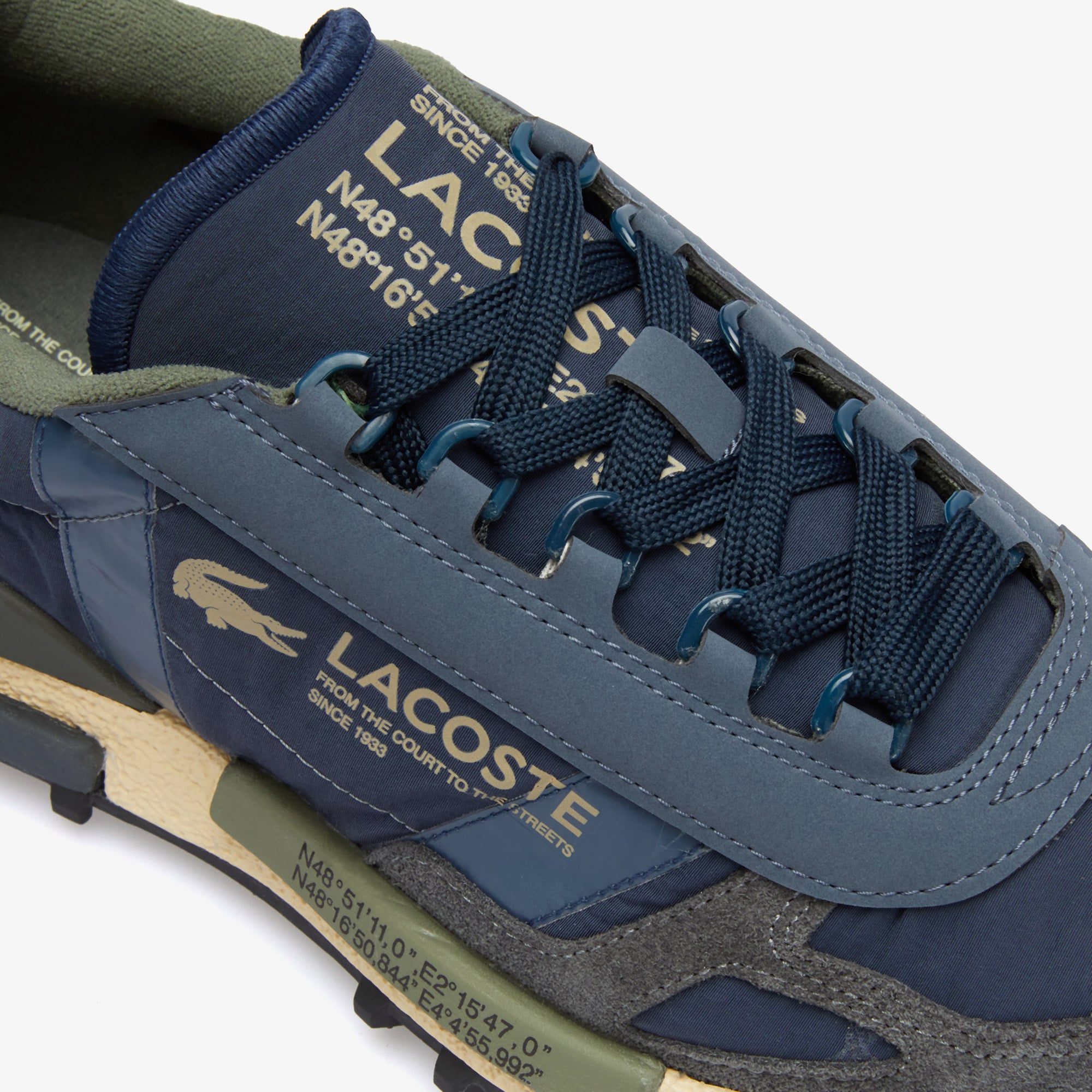 Lacoste Elite Active Erkek Lacivert Sneaker görsel 6