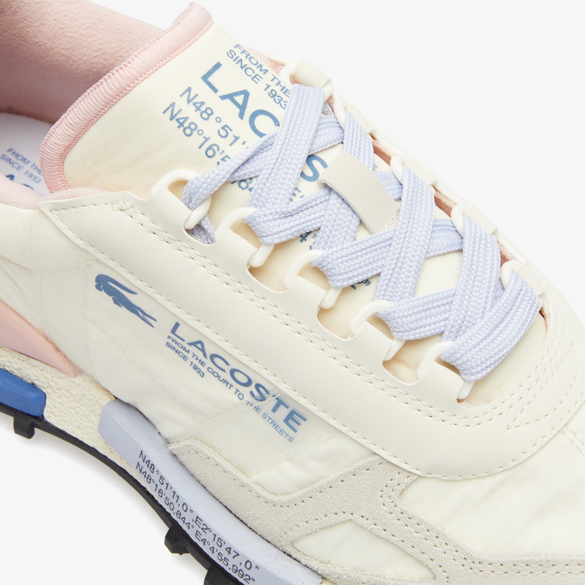 Lacoste Elite Active Kadın Krem Sneaker görsel 6