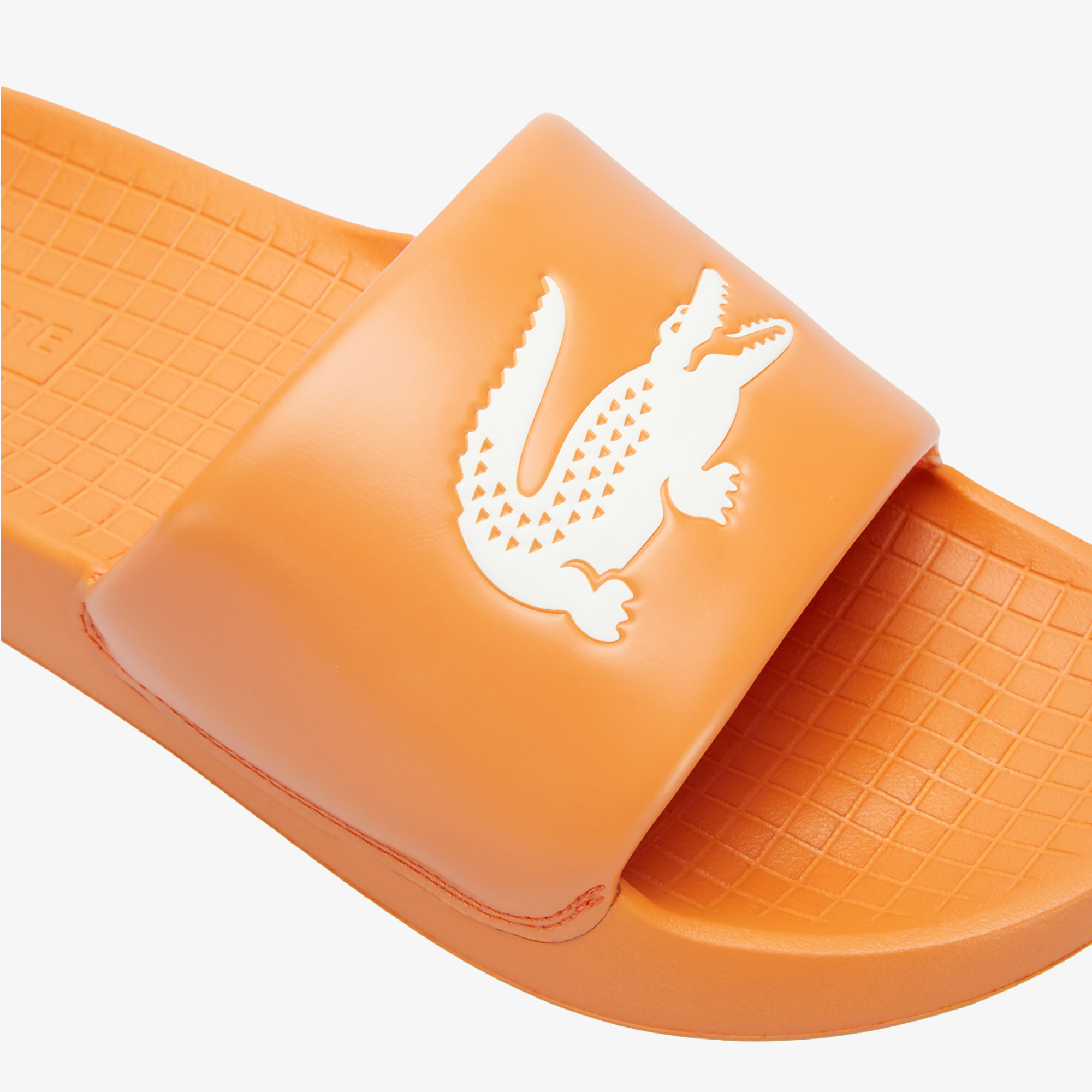 Lacoste Serve Slide 1.0 Erkek Turuncu Terlik görsel 6