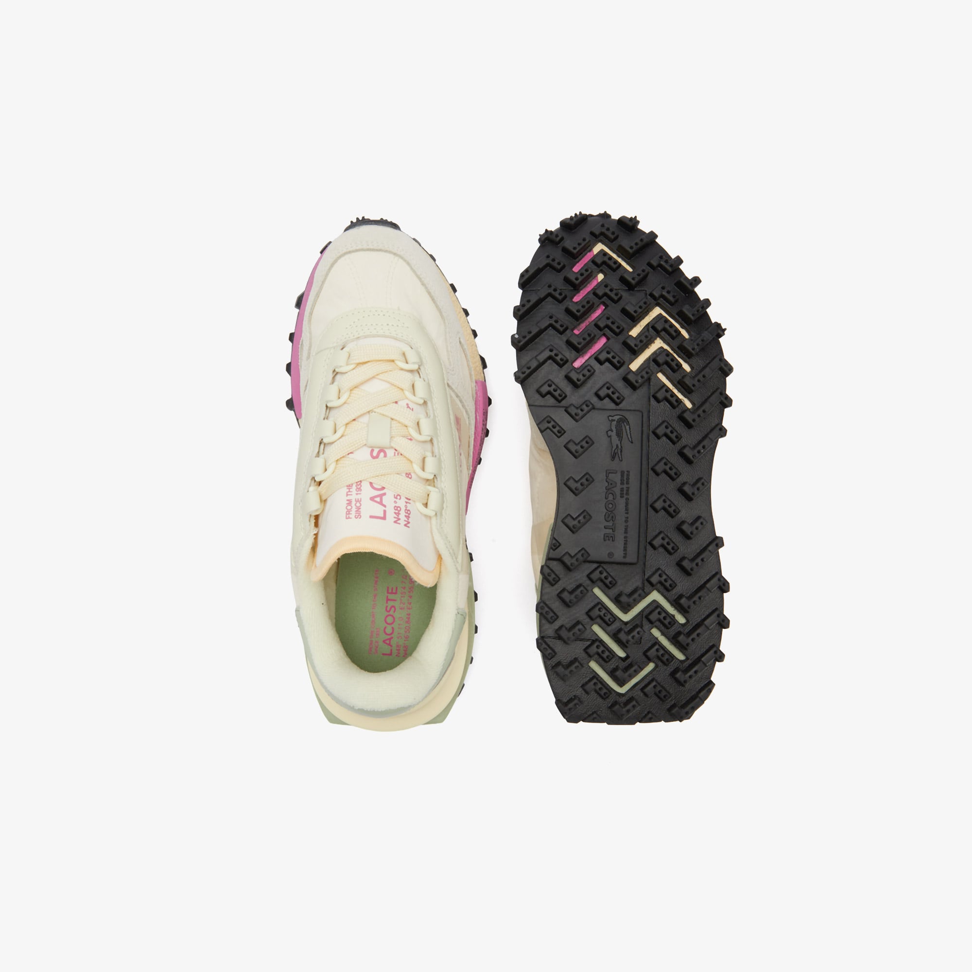 Lacoste Elite Active Kadın Bej Sneaker görsel 5