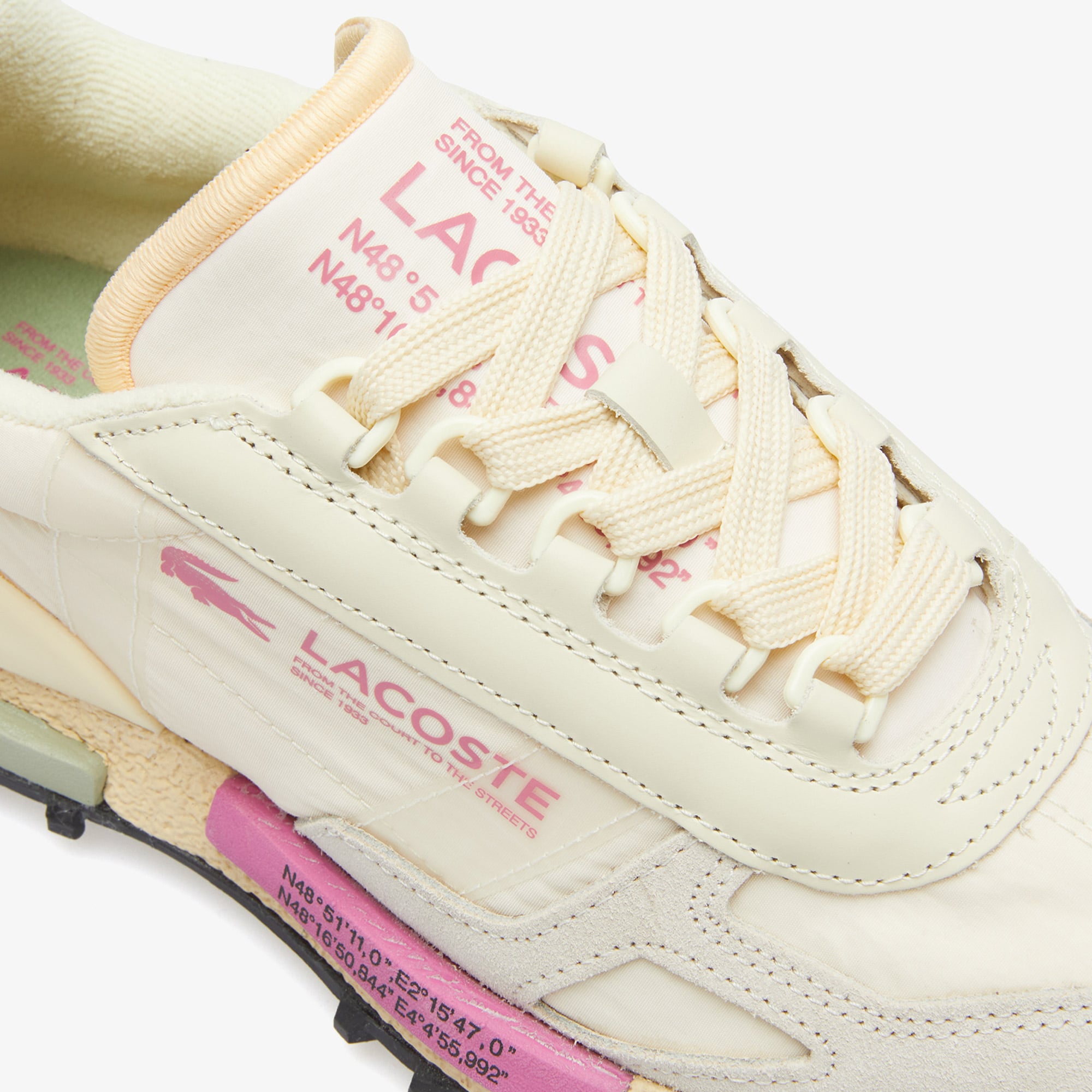 Lacoste Elite Active Kadın Bej Sneaker görsel 6