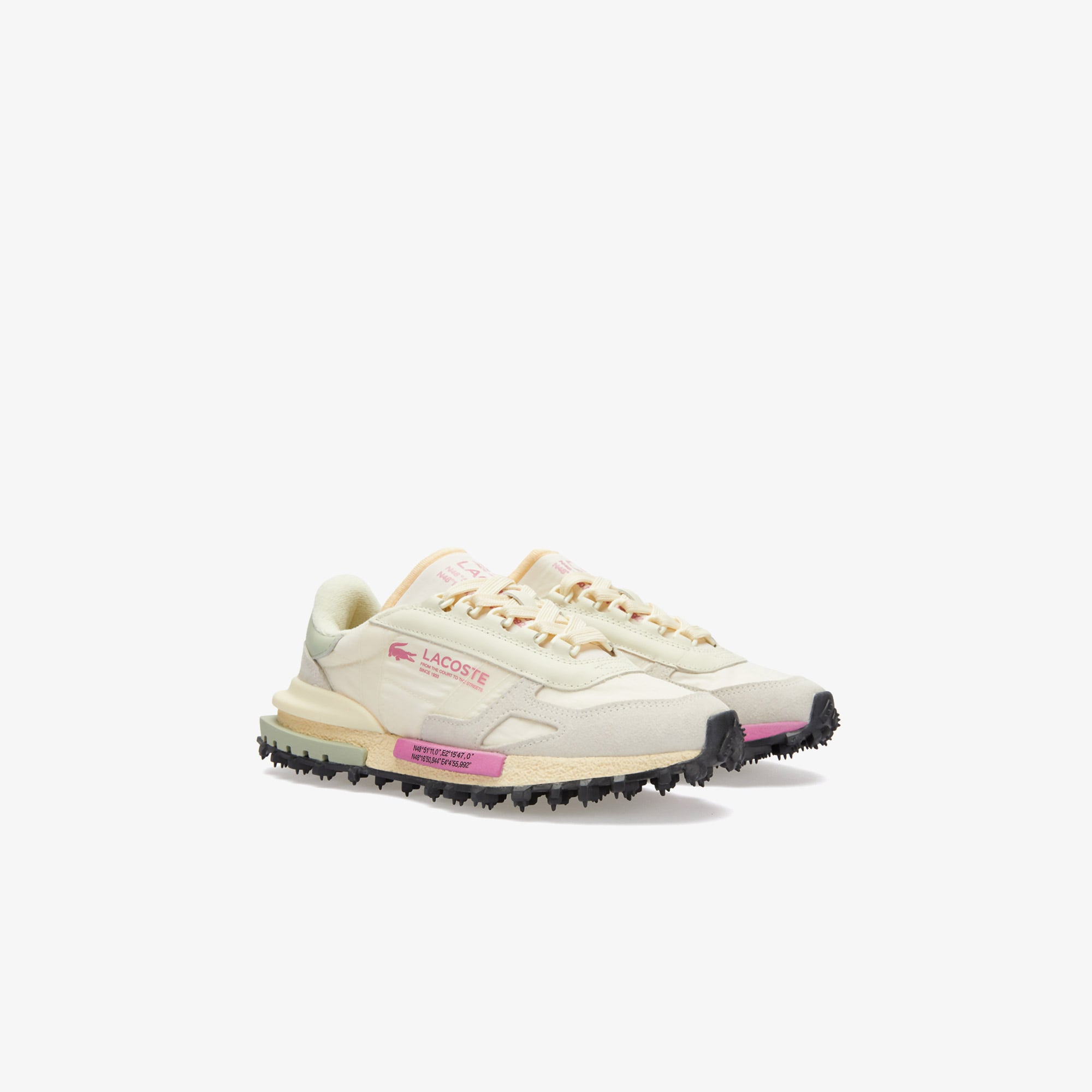 Lacoste Elite Active Kadın Bej Sneaker görsel 2
