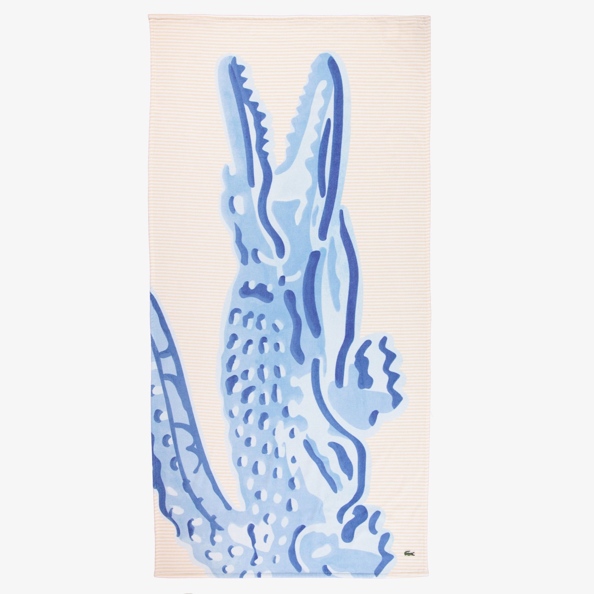 Watercroc Unisex Desenli Bej Plaj Havlusu
