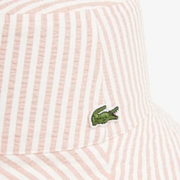 Kadın Çizgili Pembe Şapka Pembe