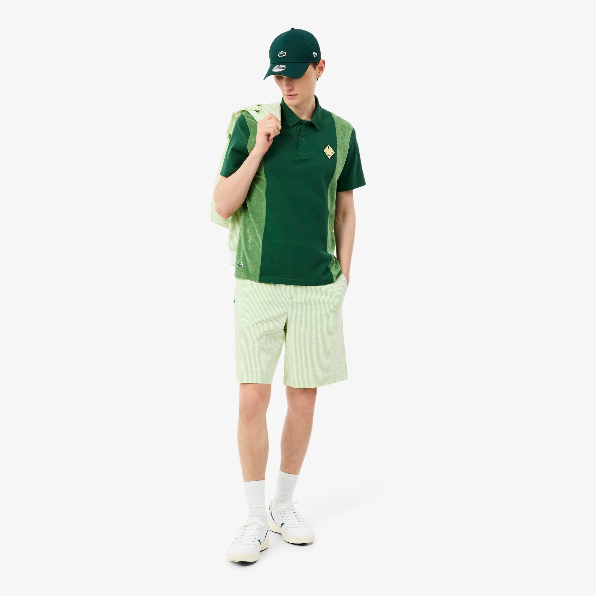 Lacoste x New Era Yeşil Unisex Şapka