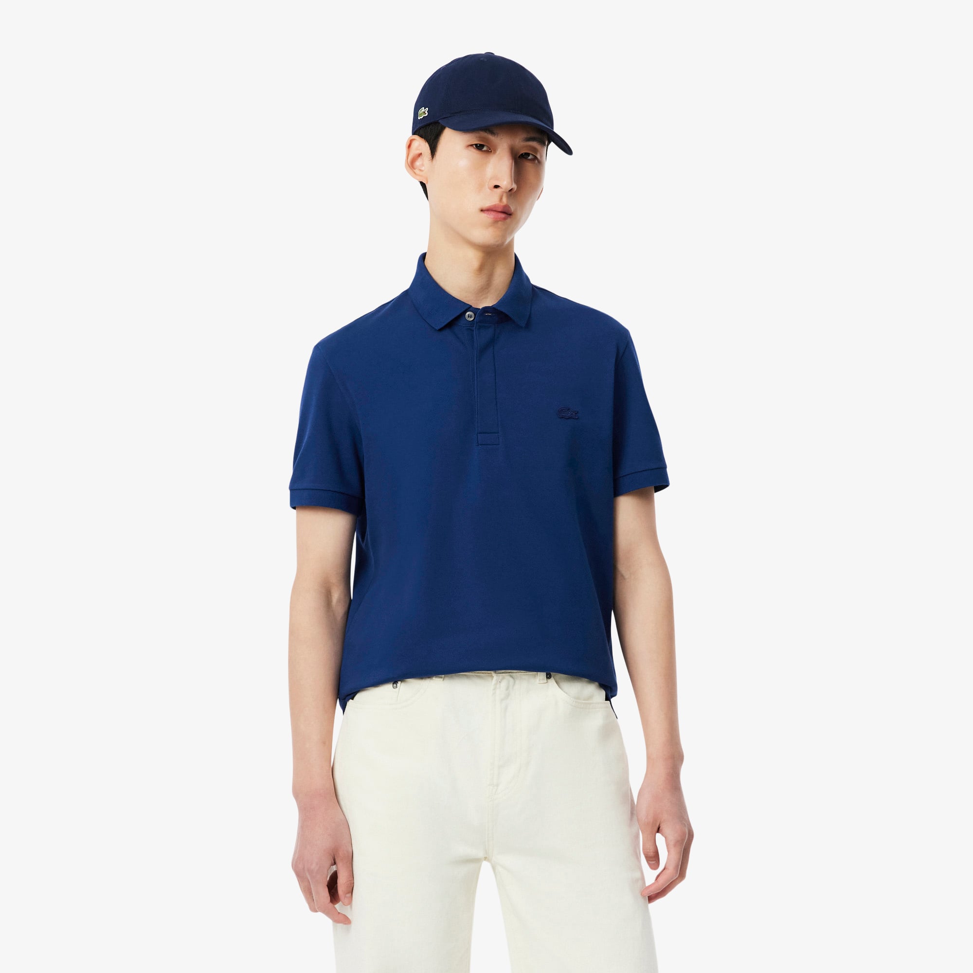 Lacoste Erkek Regular Fit Lacivert Paris Polo