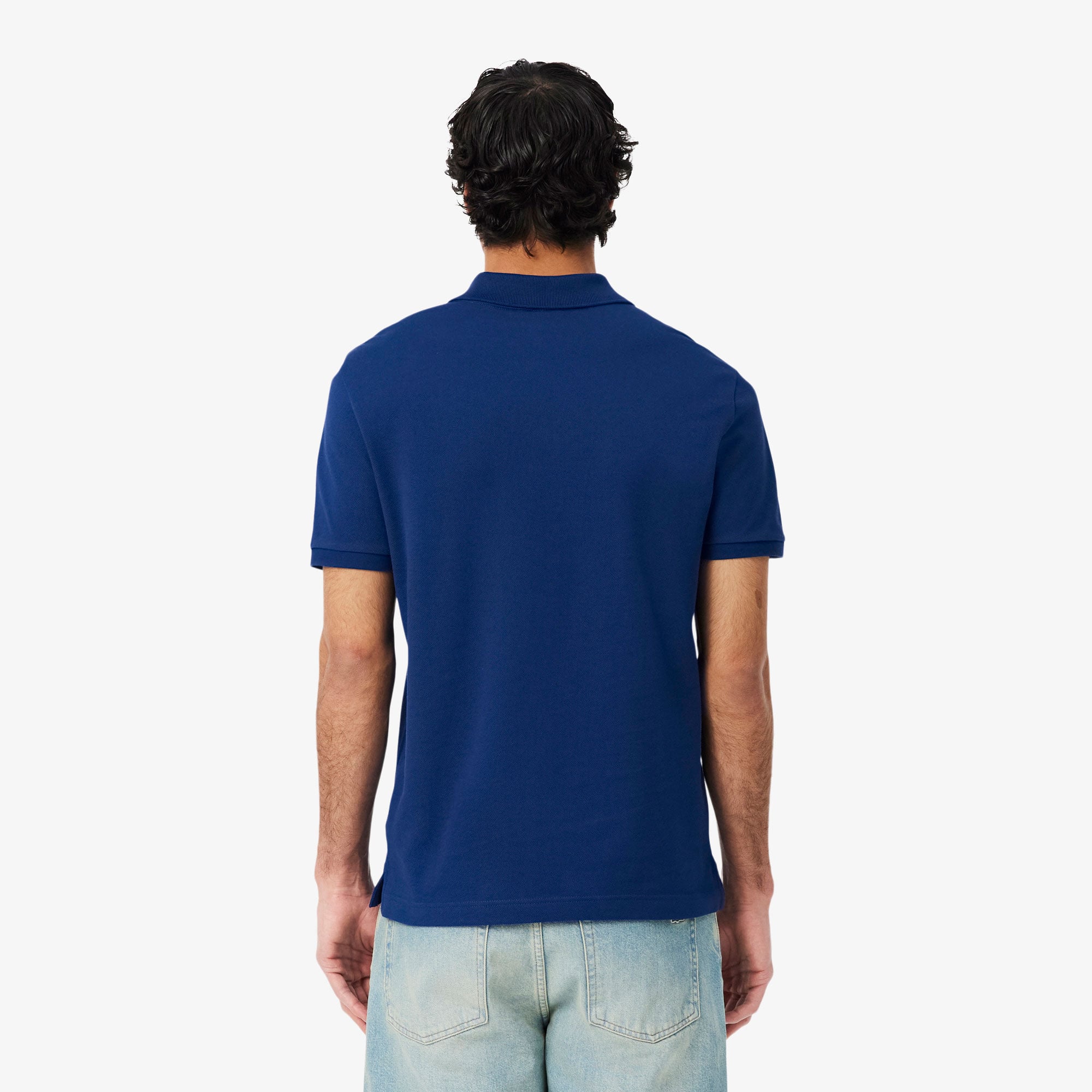 Lacoste L.12.12 Erkek Slim Fit Koyu Mavi Polo görsel 3