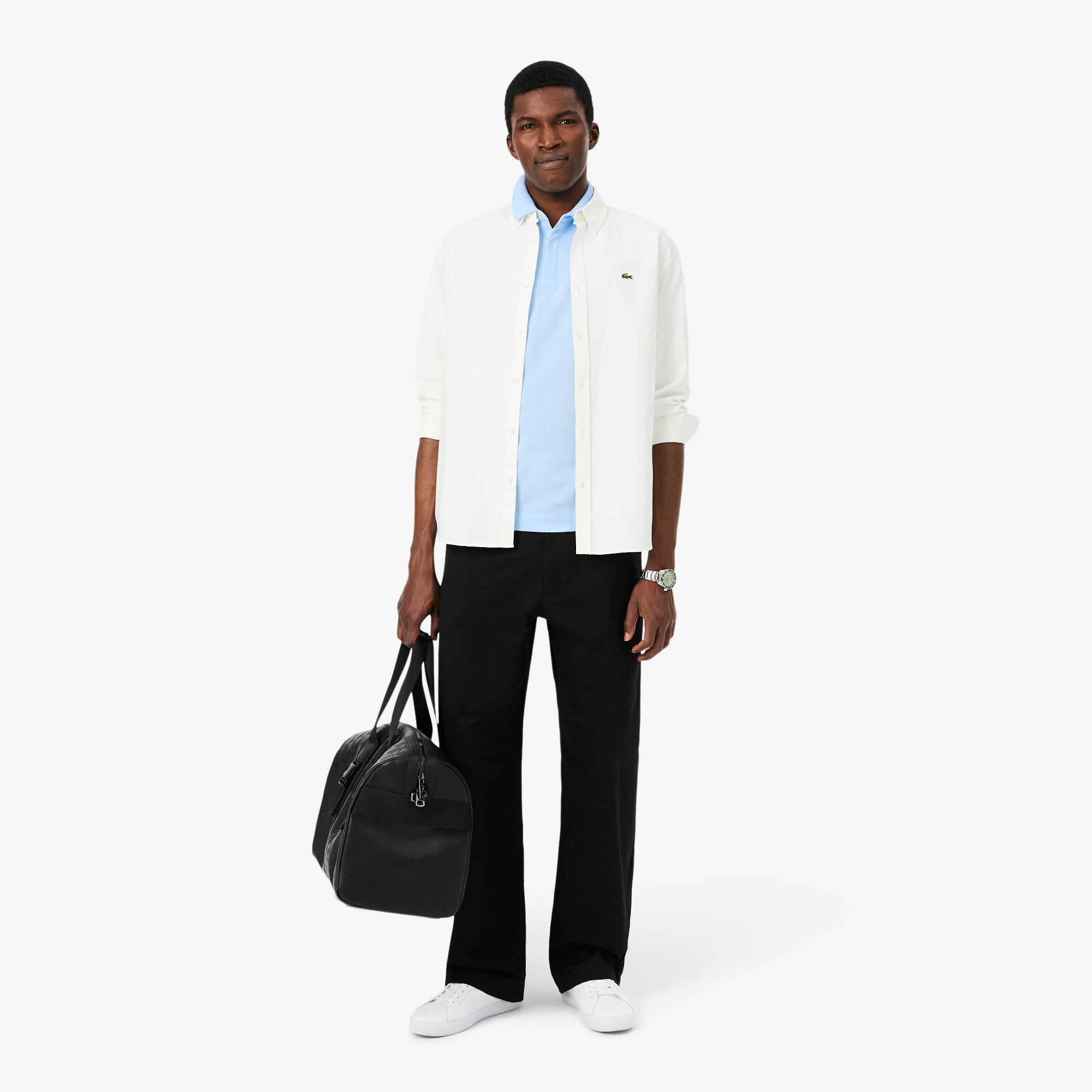 Lacoste Erkek Regular Fit Açık Mavi Paris Polo görsel 5