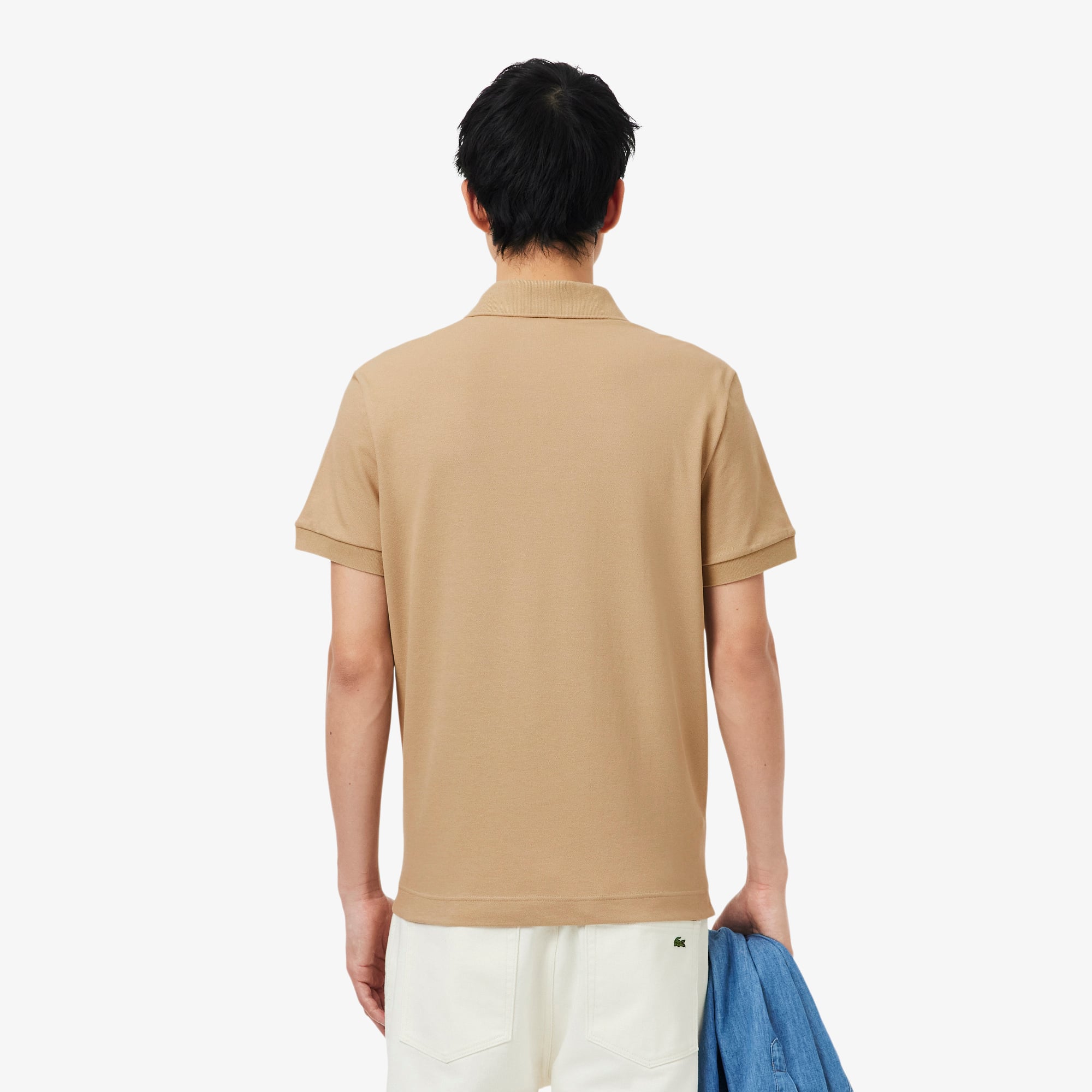Lacoste Erkek Regular Fit Bej Paris Polo görsel 3