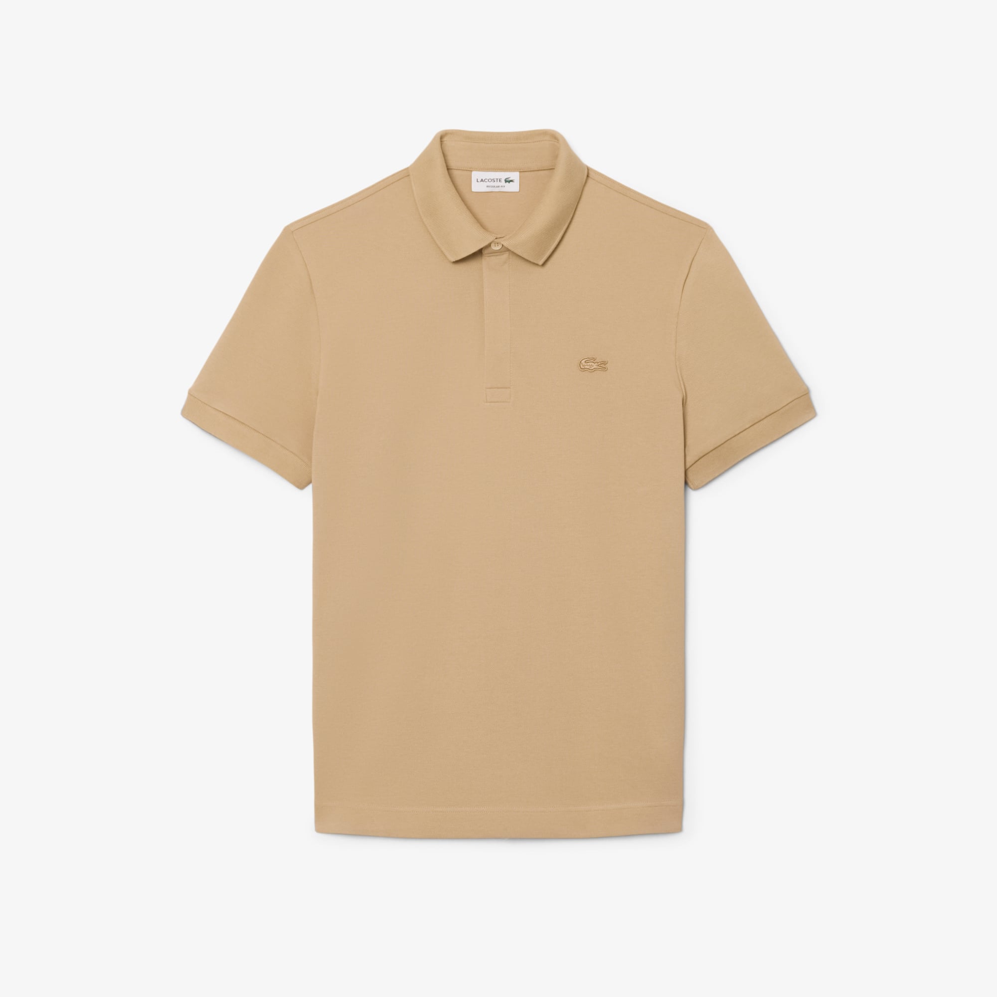Lacoste Erkek Regular Fit Bej Paris Polo görsel 4
