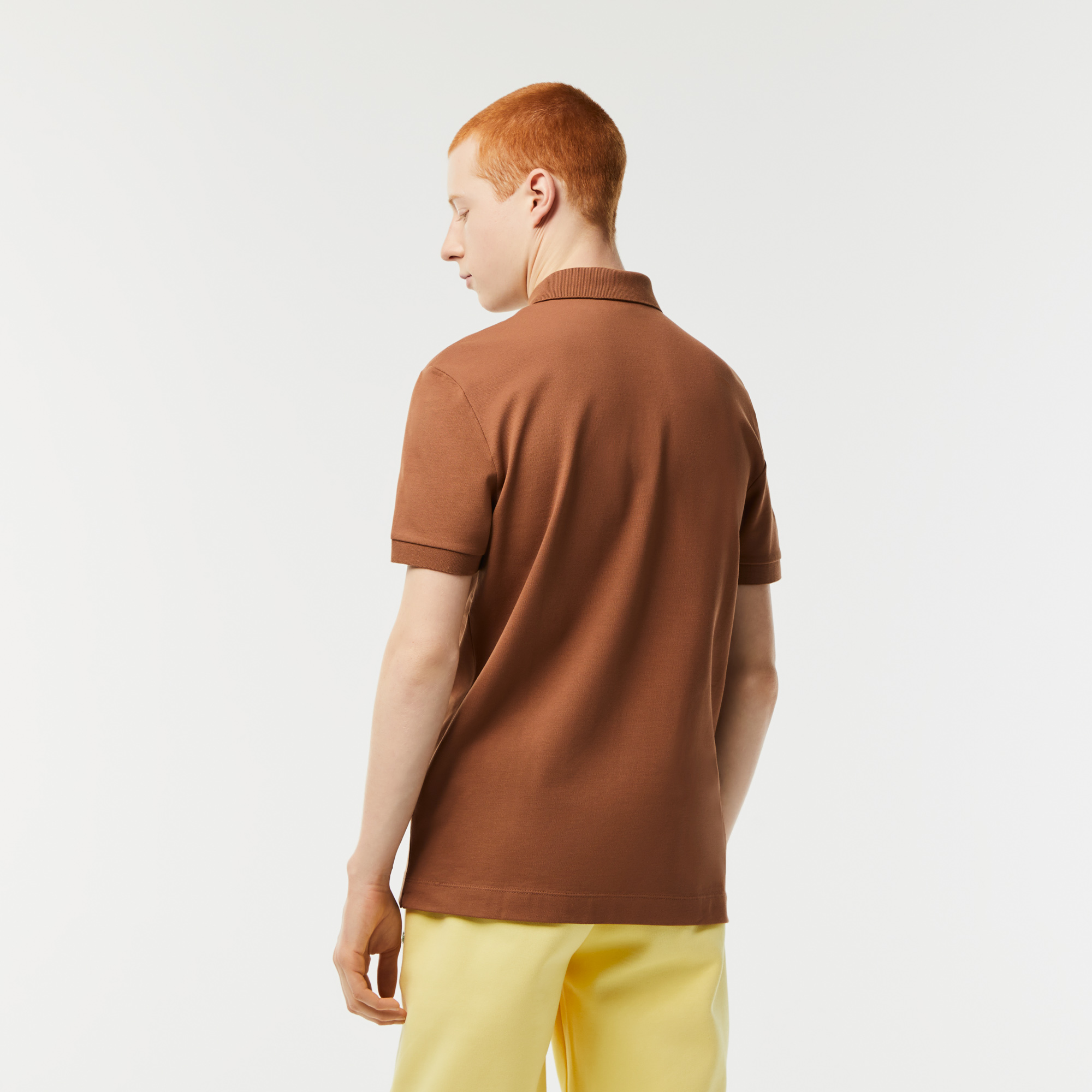 Lacoste Erkek Regular Fit Kahverengi Paris Polo görsel 2