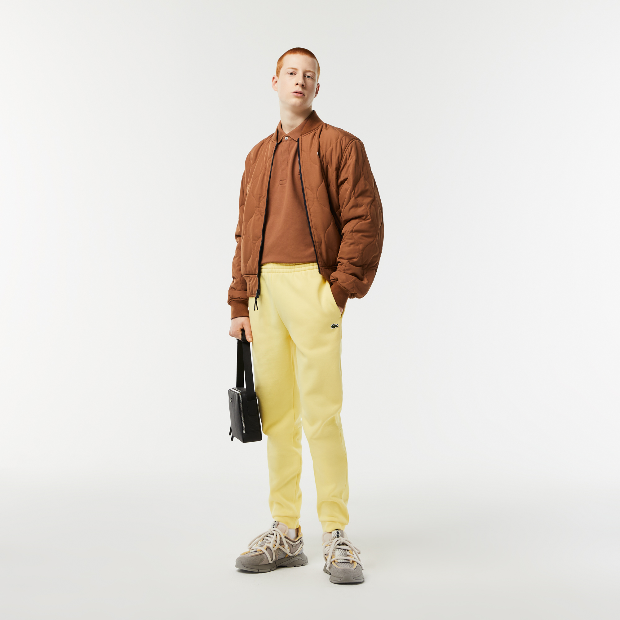 Lacoste Erkek Regular Fit Kahverengi Paris Polo görsel 4