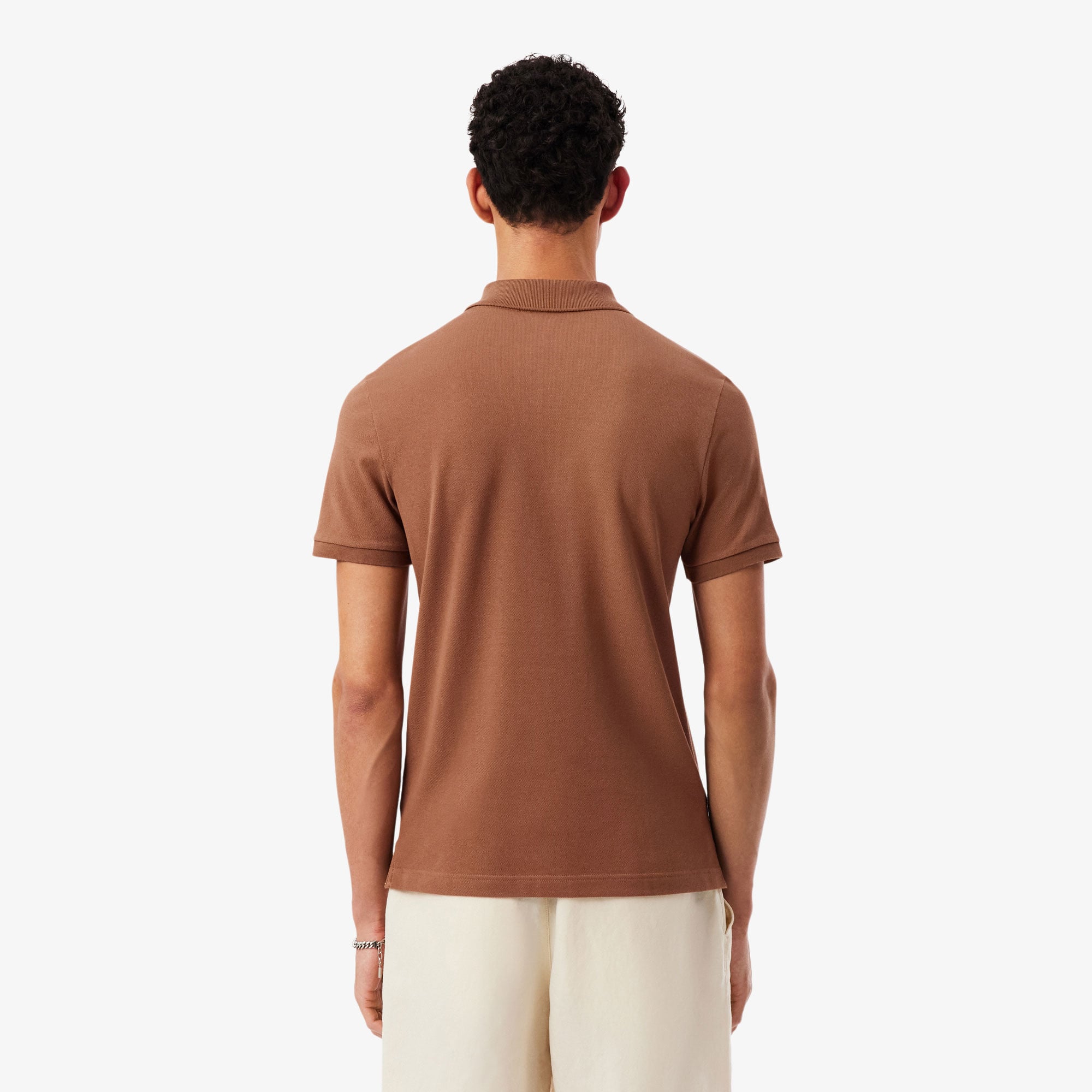 Lacoste L.12.12 Erkek Slim Fit Polo Yaka Kahverengi Polo görsel 3
