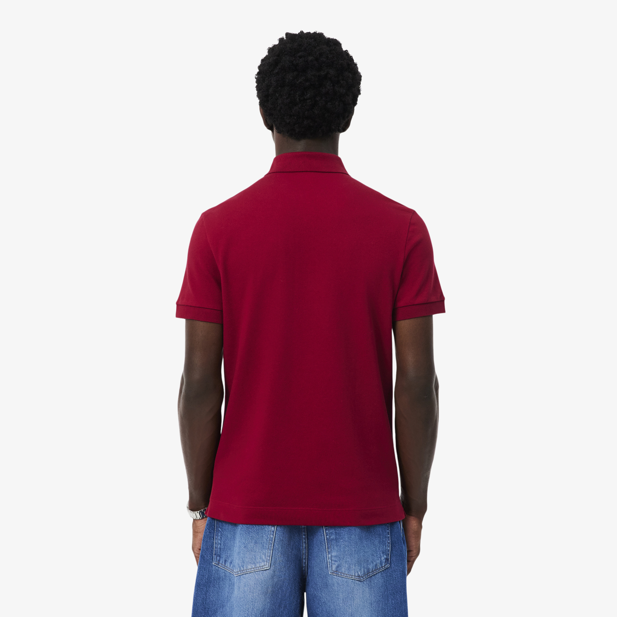 Lacoste Erkek Regular Fit Bordo Paris Polo görsel 3