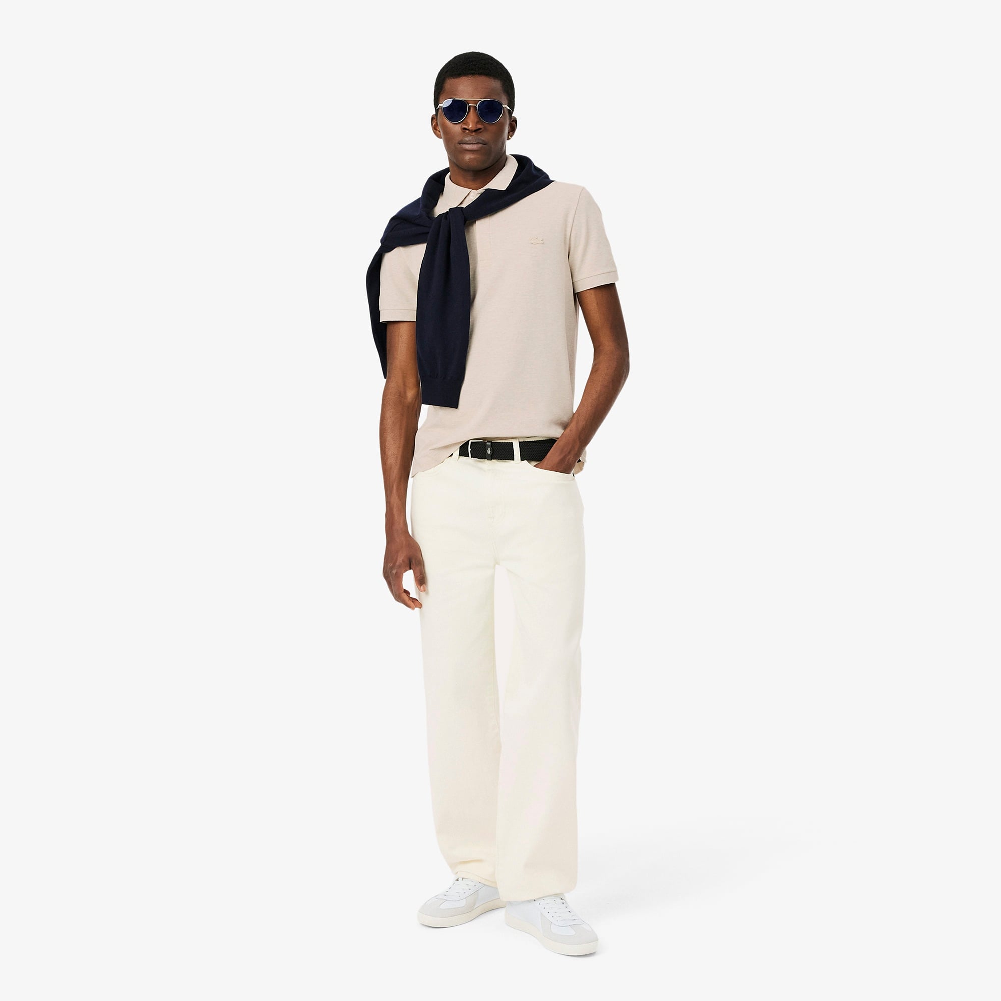 Erkek Regular Fit Bej Paris Polo