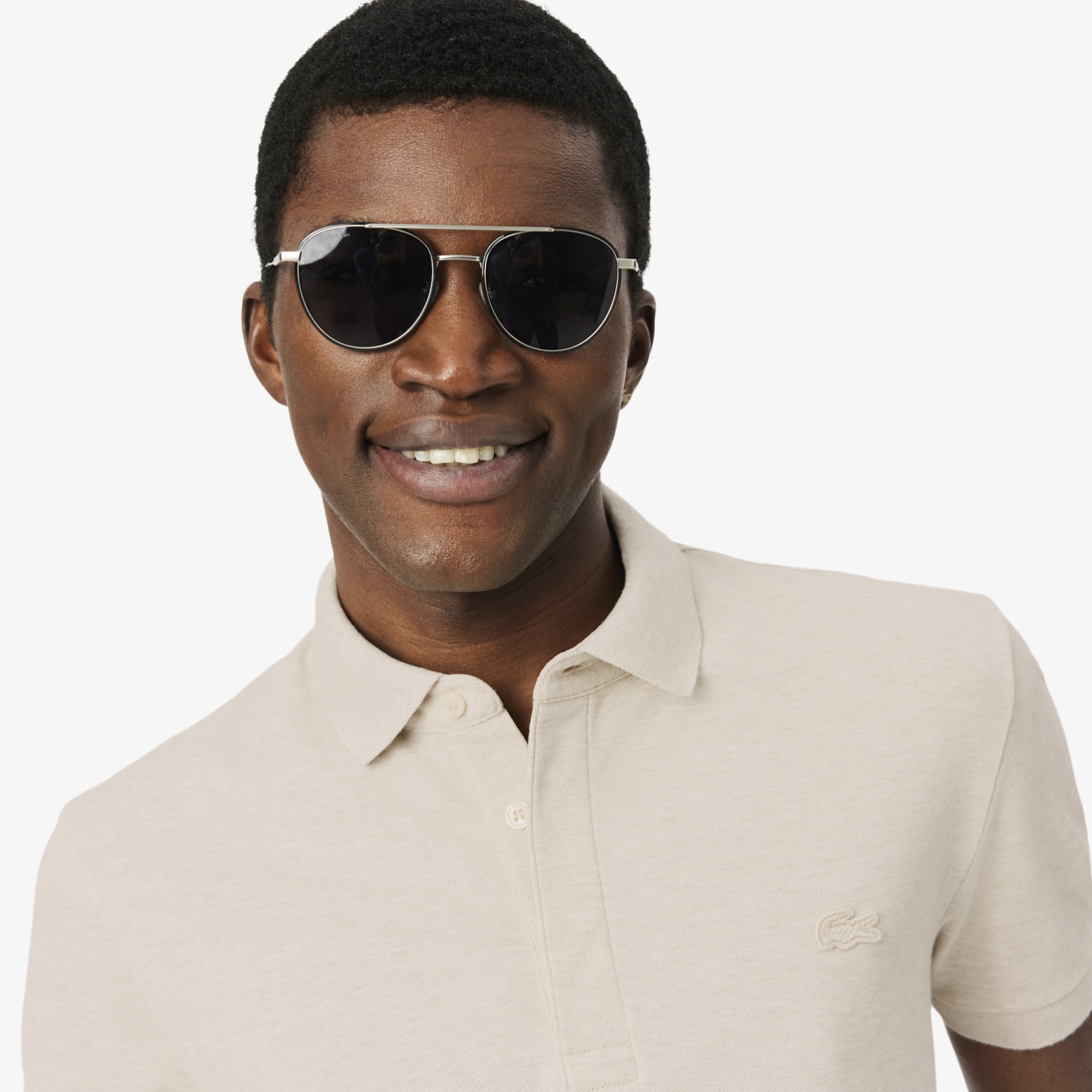 Erkek Regular Fit Bej Paris Polo