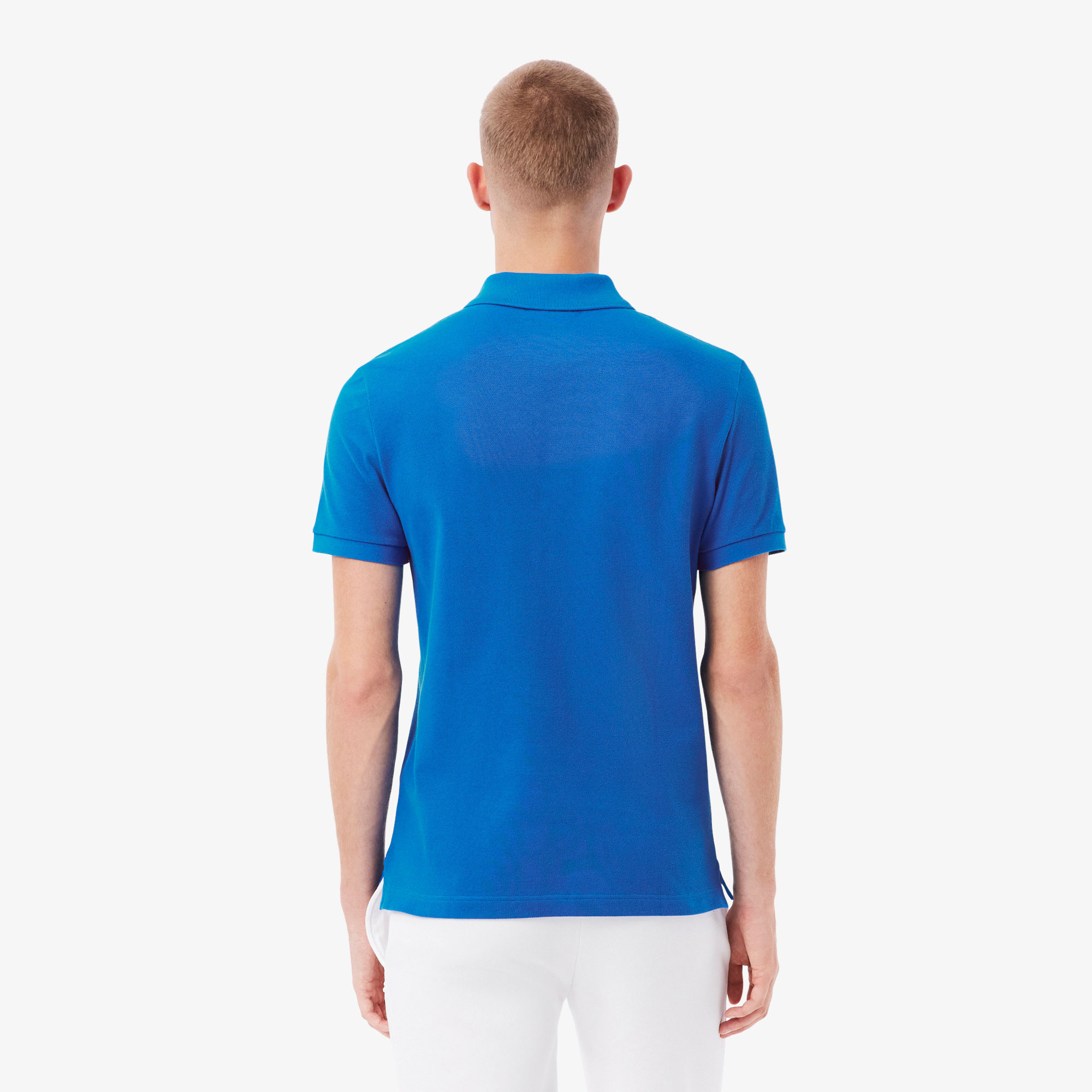 Lacoste L.12.12 Erkek Slim Fit Mavi Polo görsel 3