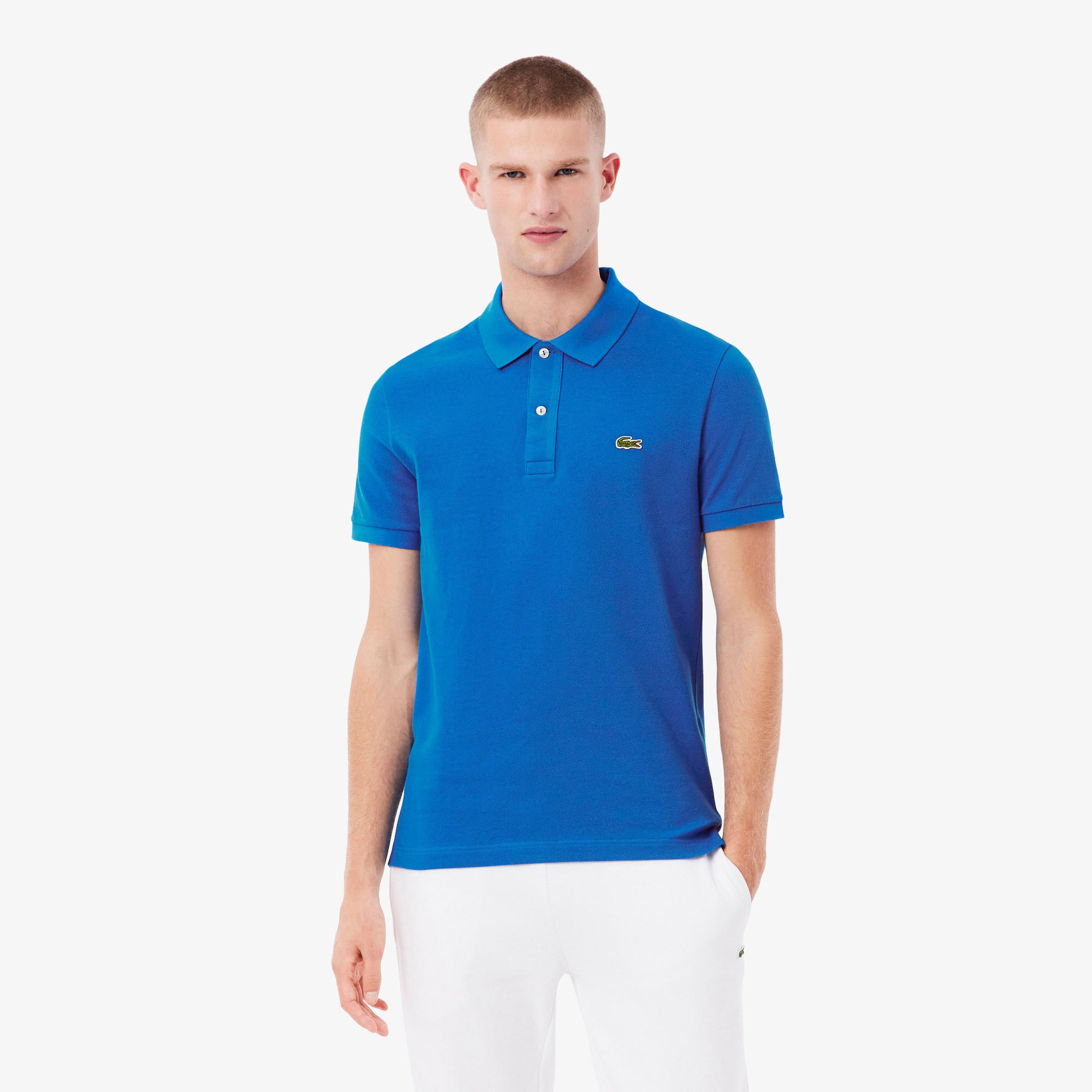 L.12.12 Erkek Slim Fit Mavi Polo L.12.12 Erkek Slim Fit Mavi Polo