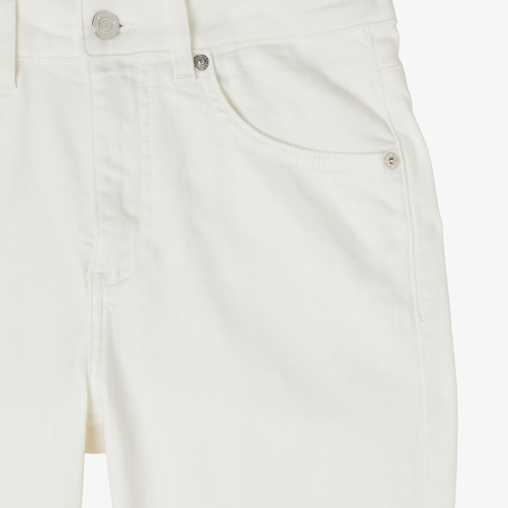 Lacoste Kadın Slim Fit Krem Jean Pantolon görsel 4