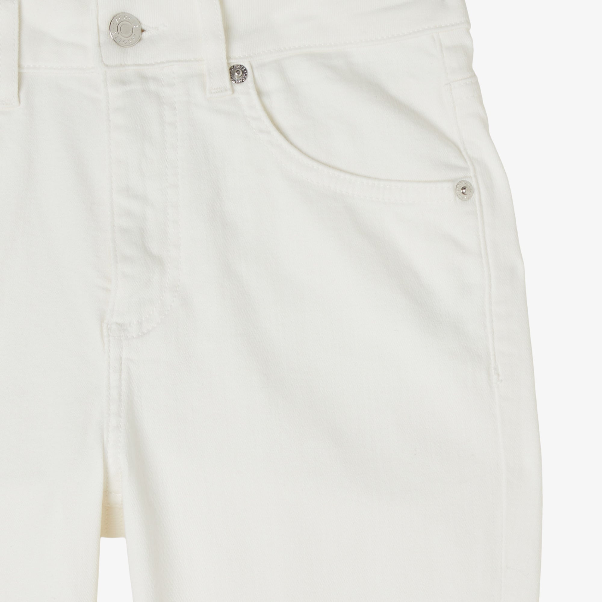 Kadın Slim Fit Krem Jean Pantolon