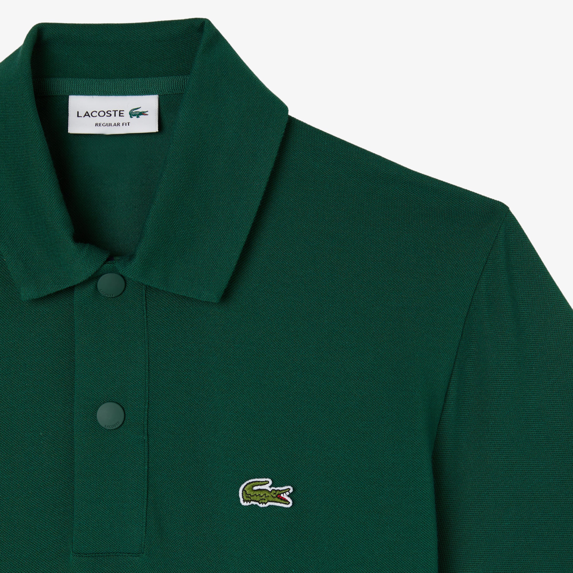 Lacoste Erkek Regular Fit Koyu Yeşil Polo görsel 4