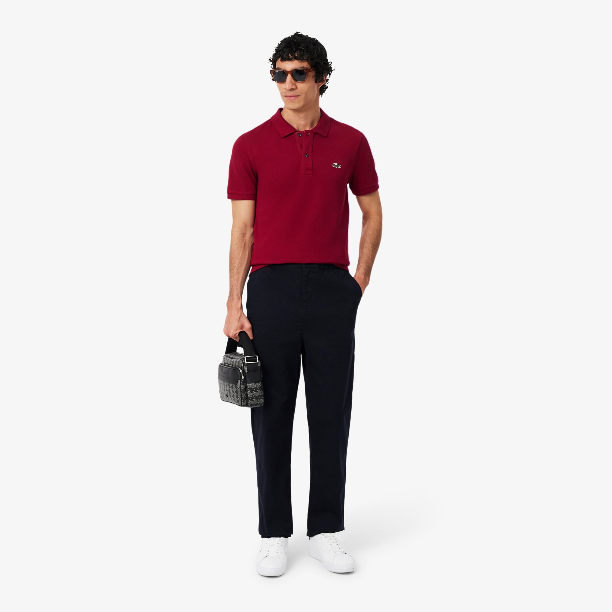 Lacoste L.12.12 Erkek Slim Fit Kırmızı Polo görsel 4
