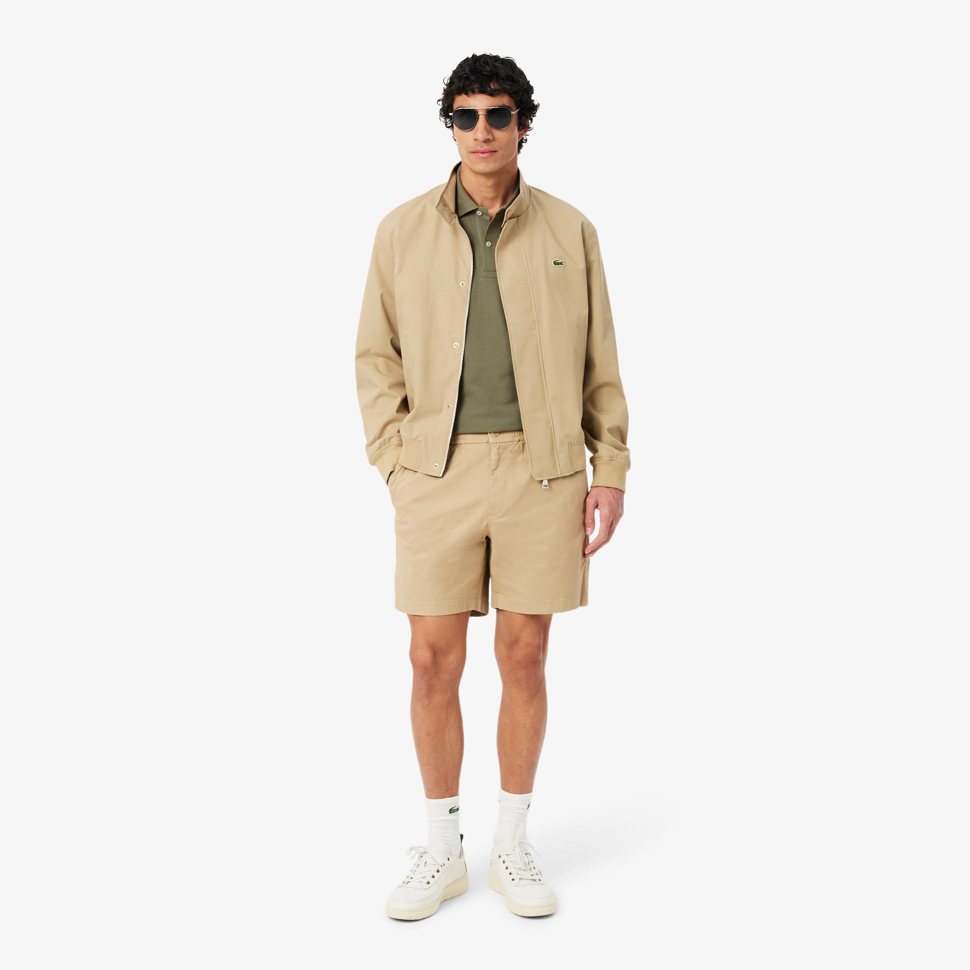 Lacoste L.12.12 Erkek Slim Fit Haki Polo görsel 5