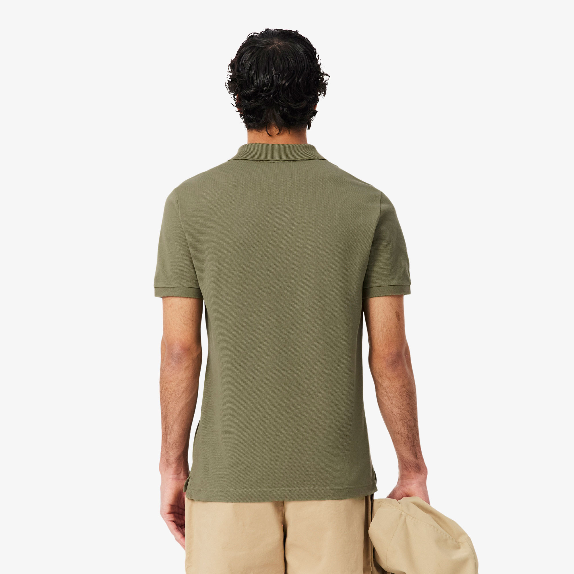Lacoste L.12.12 Erkek Slim Fit Haki Polo görsel 3