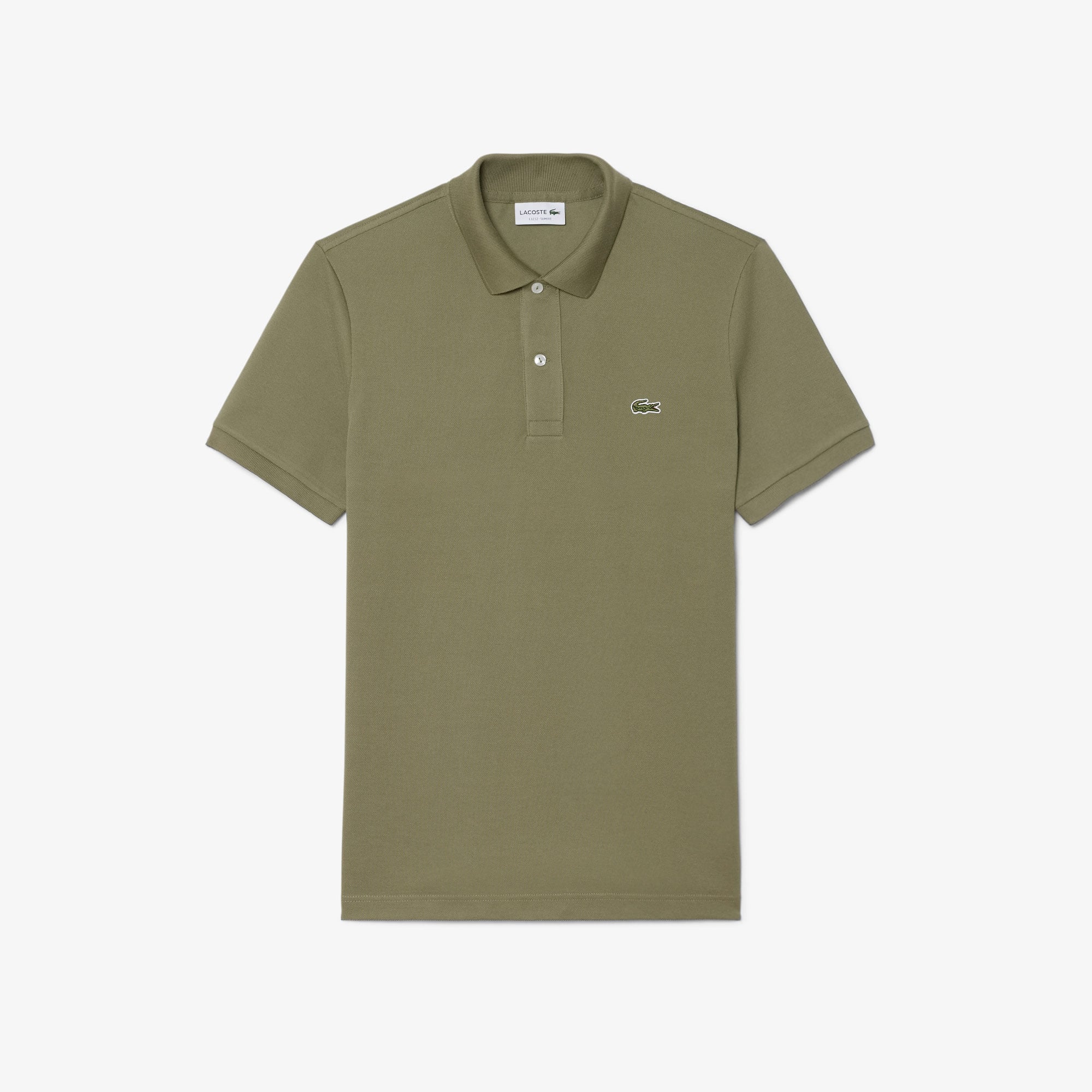 Lacoste L.12.12 Erkek Slim Fit Haki Polo görsel 4