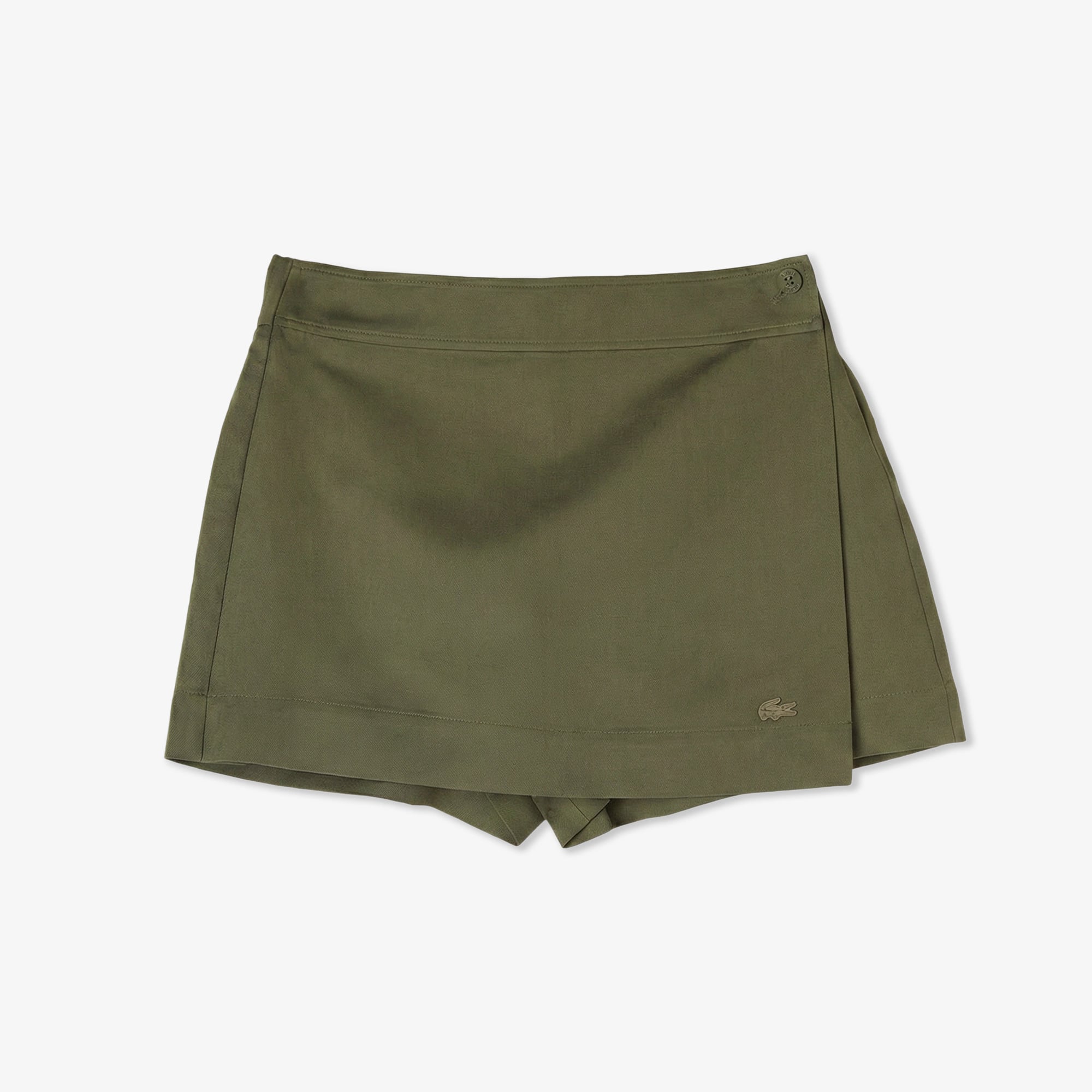 Lacoste Kadın Classic Fit Haki Etek görsel 3