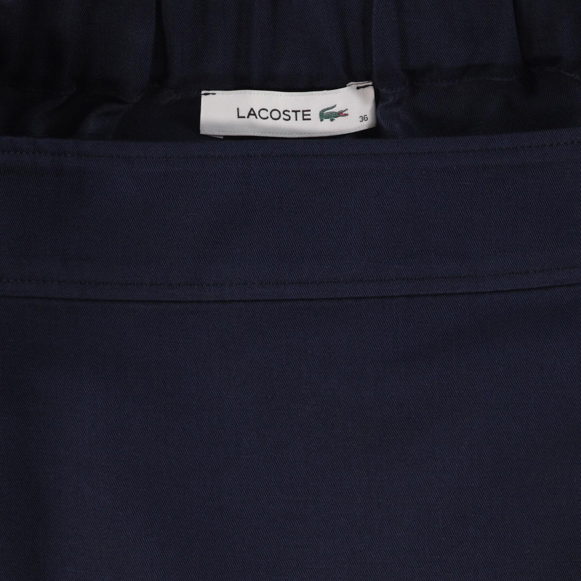 Lacoste Kadın Classic Fit Lacivert Etek görsel 4