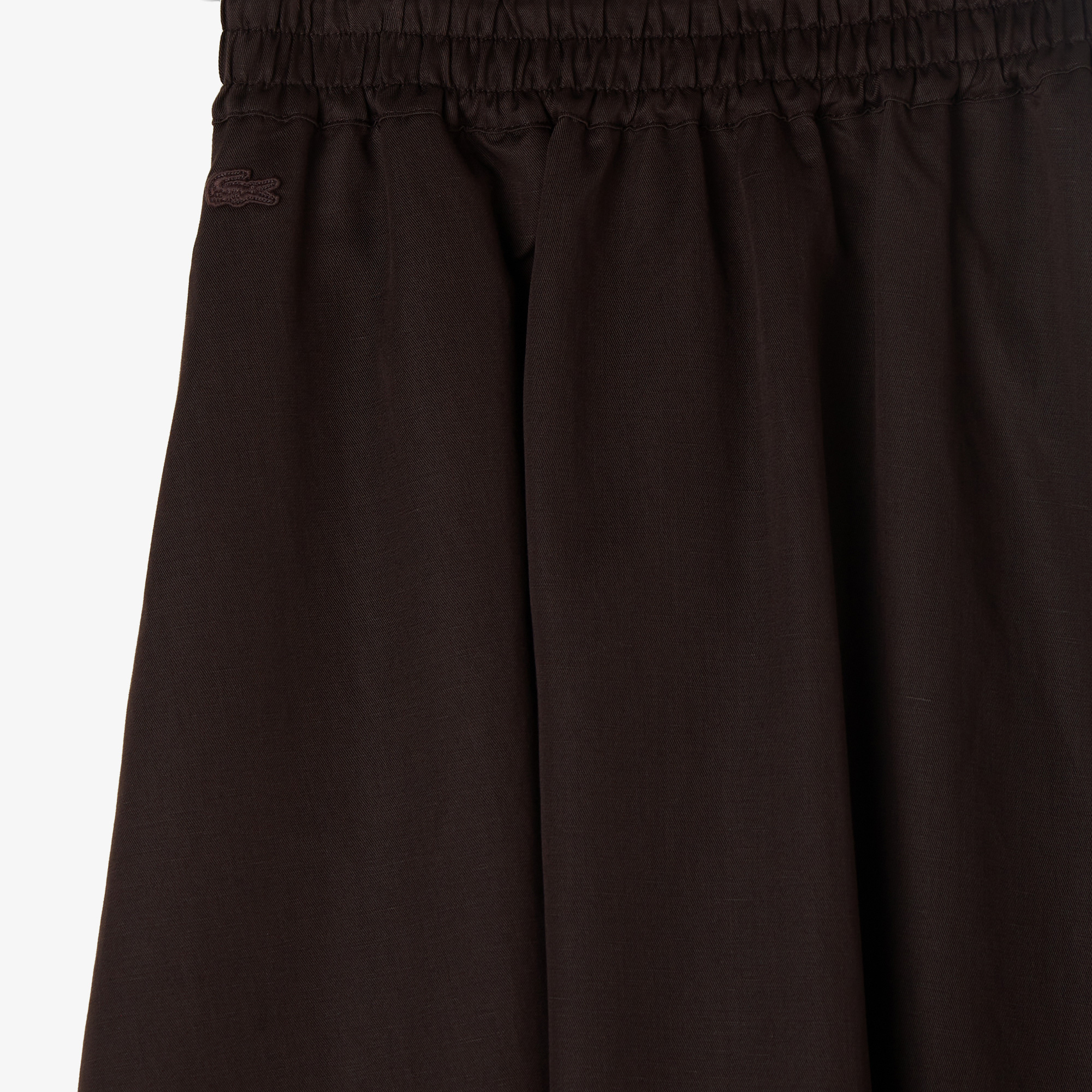 Lacoste Kadın Flare Fit Kahverengi Etek görsel 4