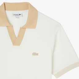 Erkek Regular Fit Polo Yaka Krem Polo Krem